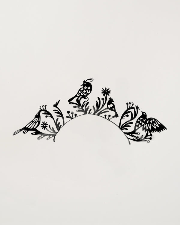 Birds Paper Lashes