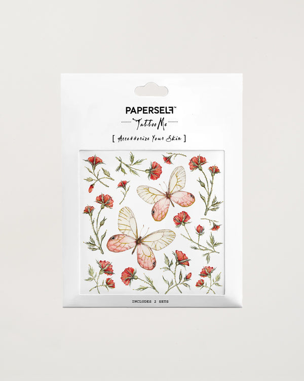 Blushing Phantom Temporary Tattoos
