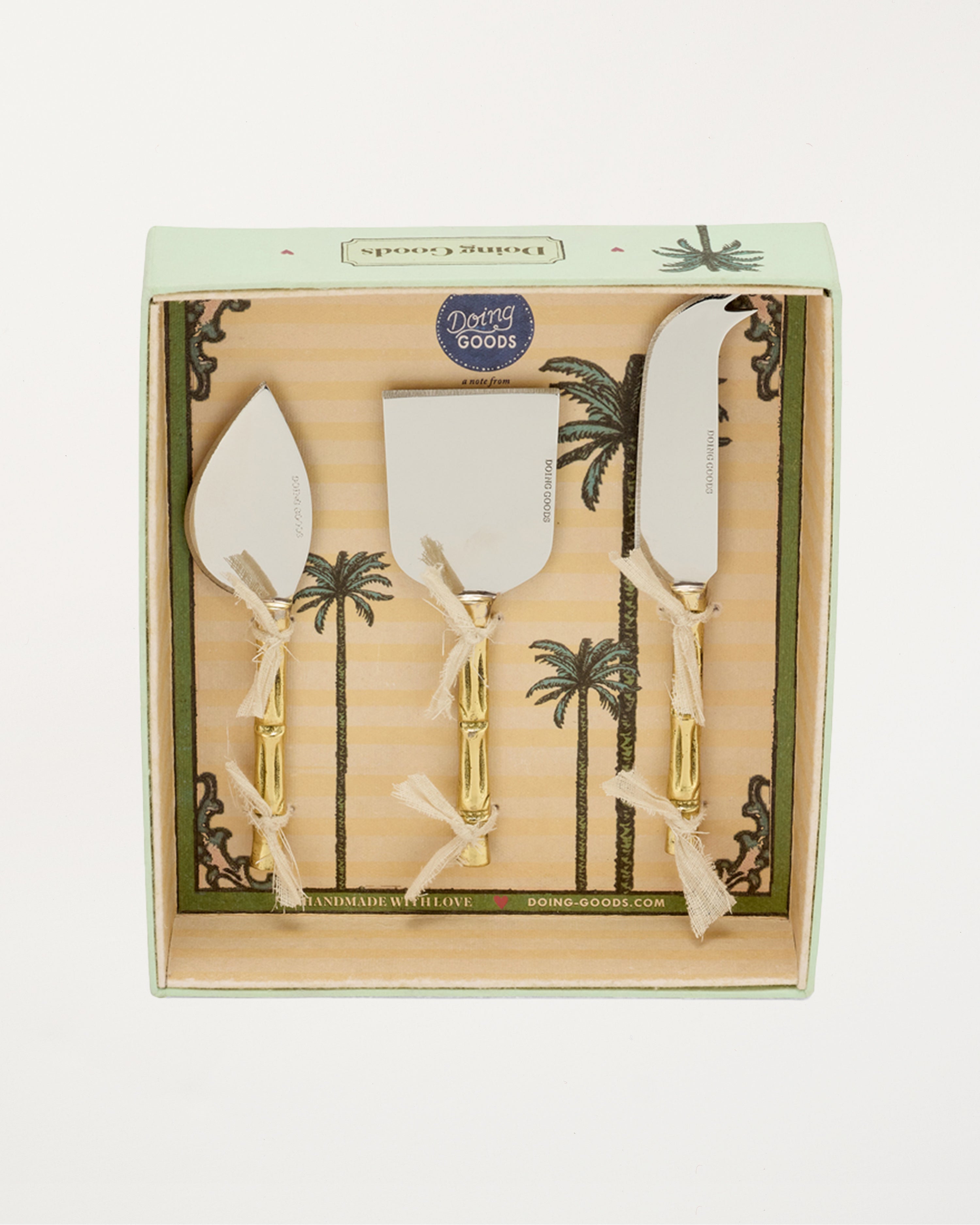 Bodhi Bamboo Cheese Set in Giftbox