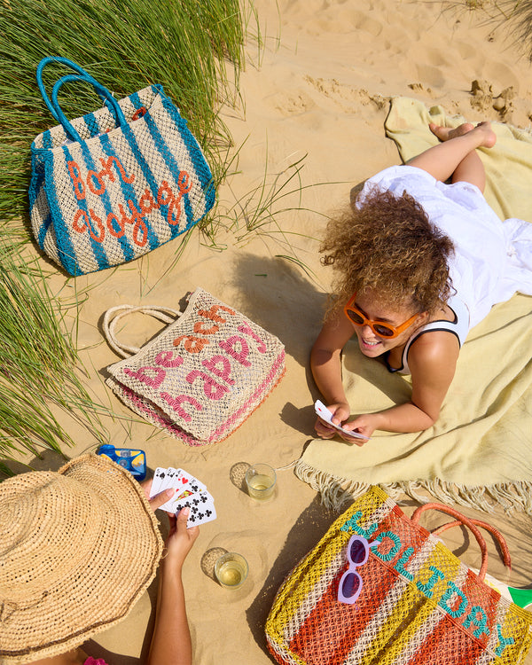 Bon Voyage Barry Natural with Ocean & Peach