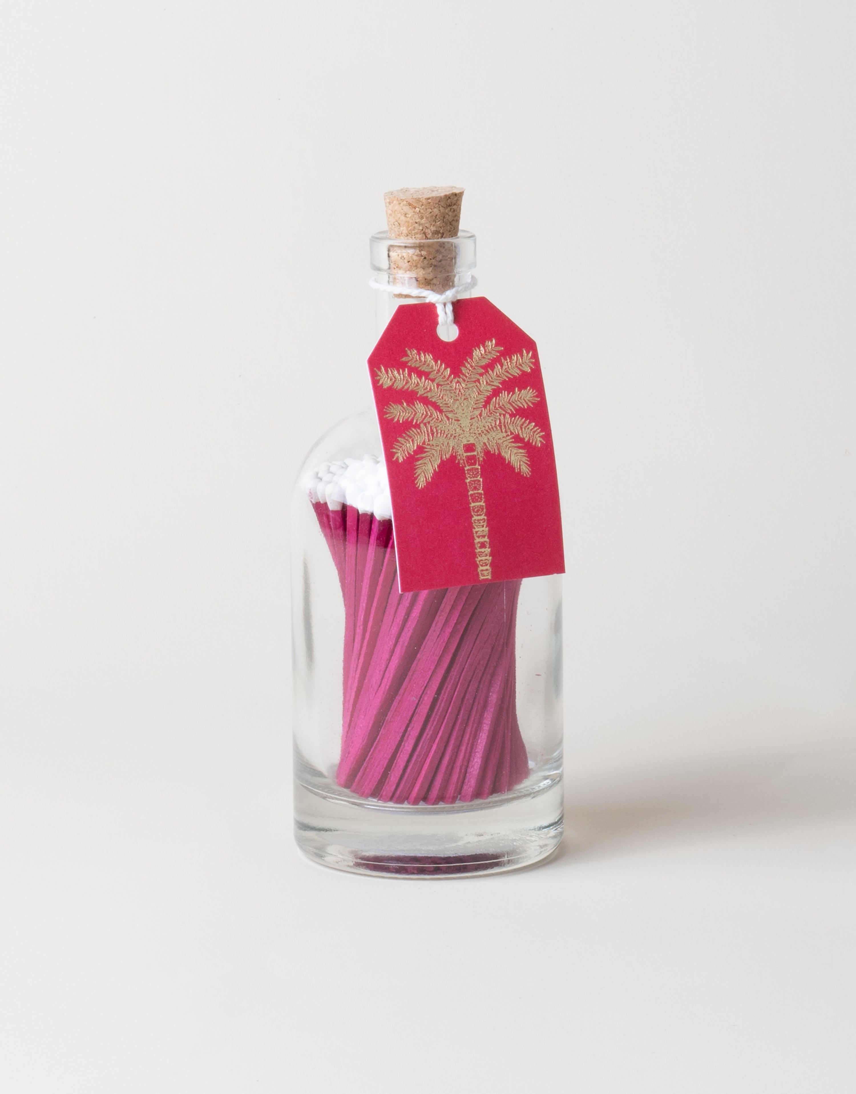 Bottle Matches/Pink Palm