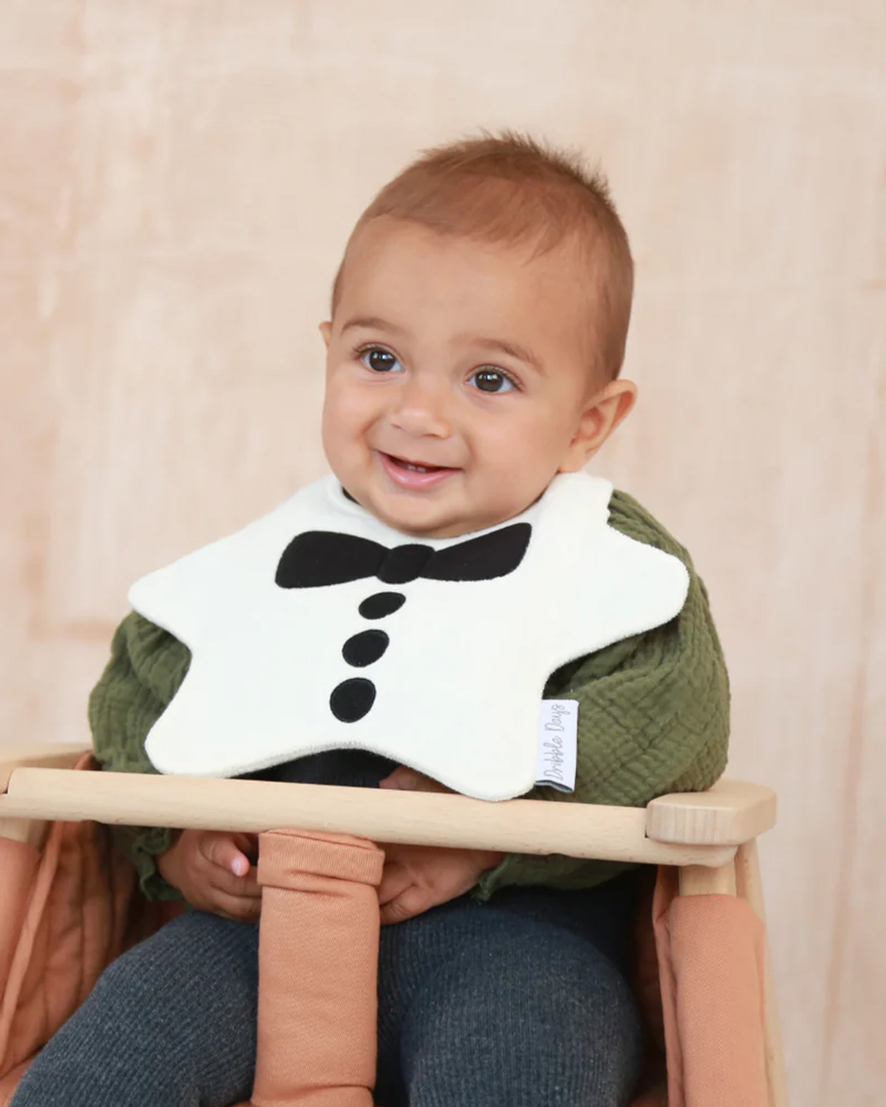 Bow Tie Baby Bib