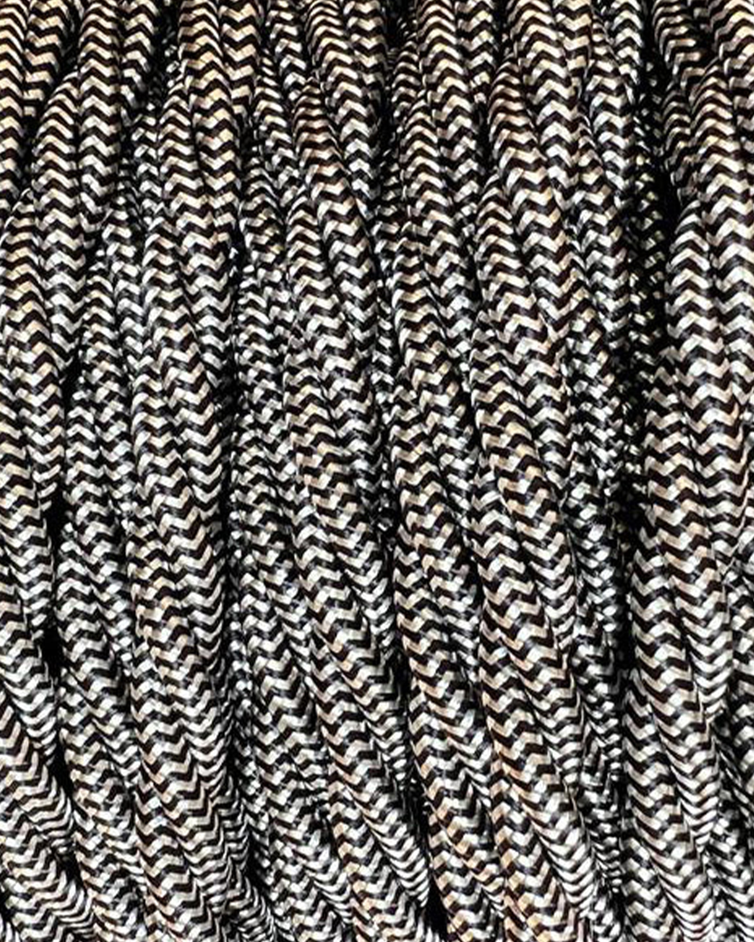 Bowie Lola's Leads Fabric Extension Cable 2m Black 2 Gang