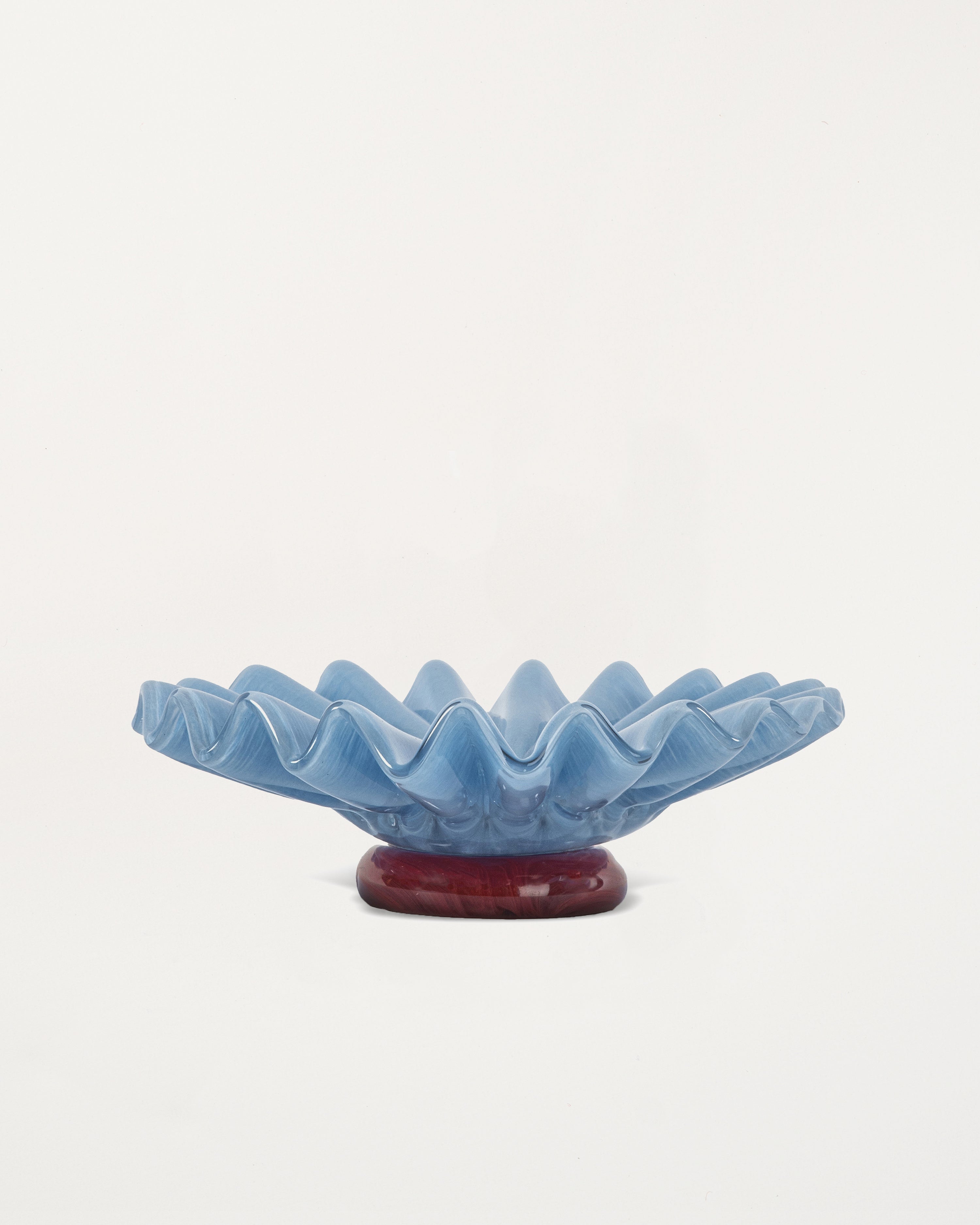 Bowl Lori M Light Blue/Bordeaux