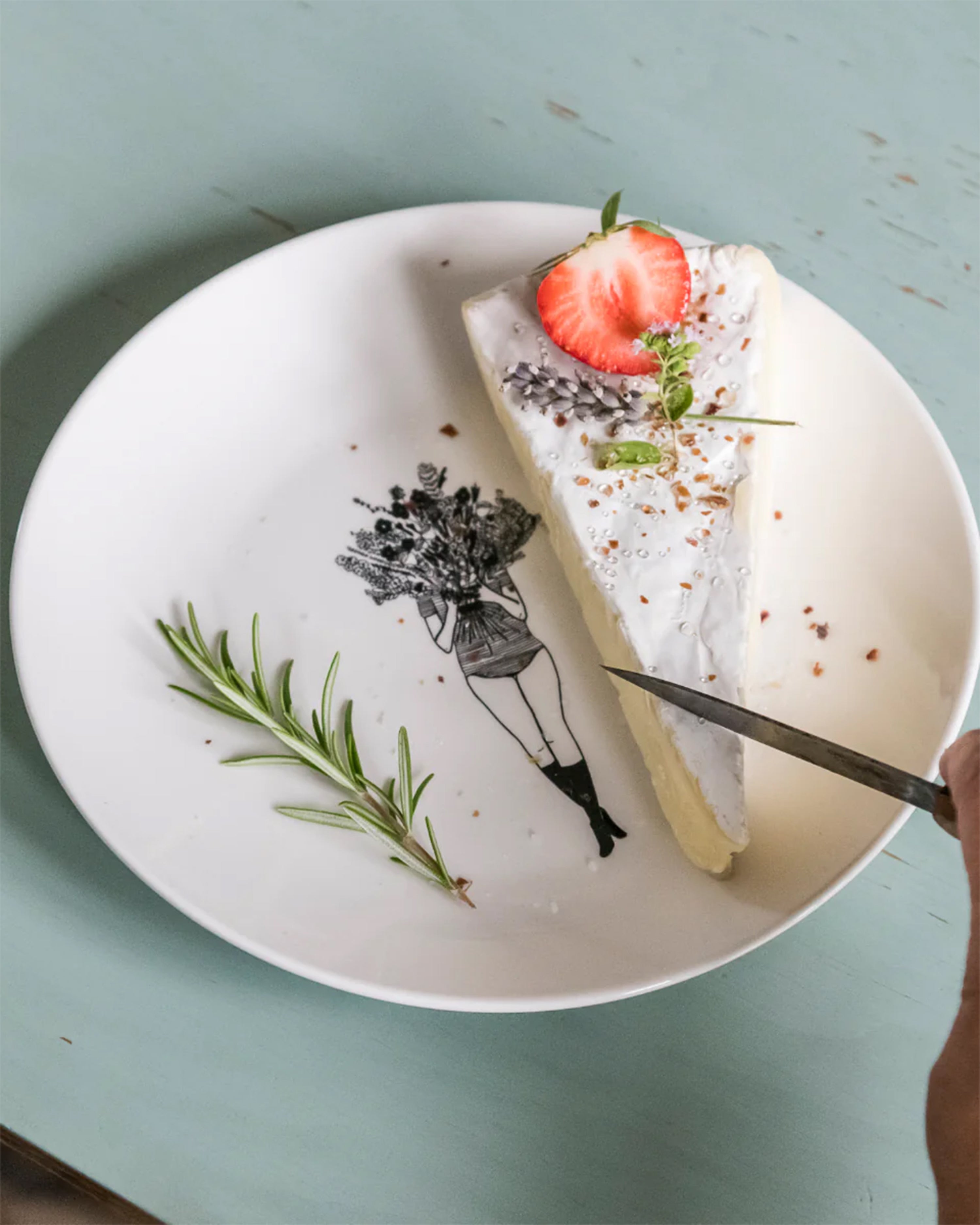 Breakfast Plate Flower Girl