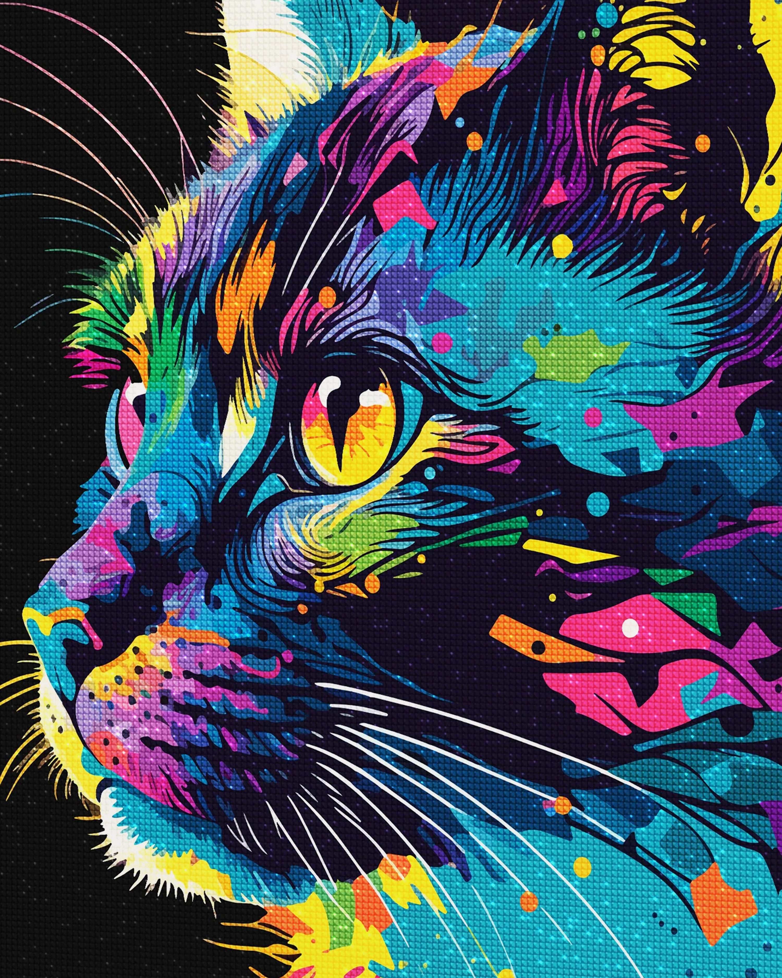Bright Cat Diamond Painting