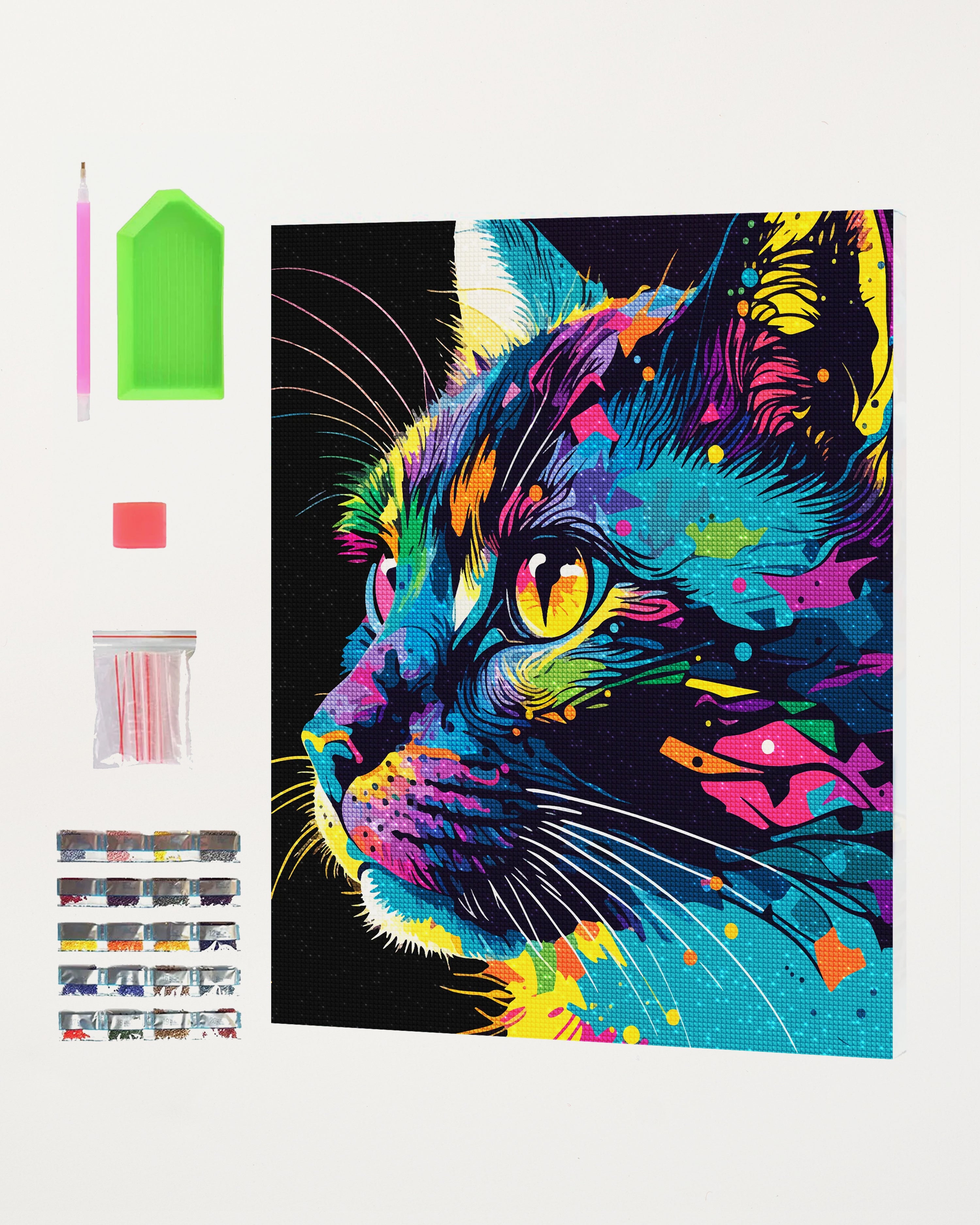 Bright Cat Diamond Painting