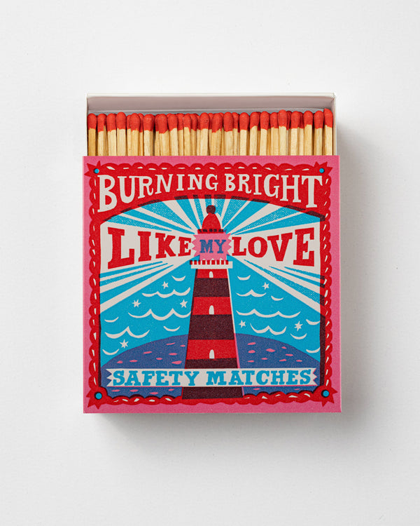 Burning Bright by The Printed Peanut Matches