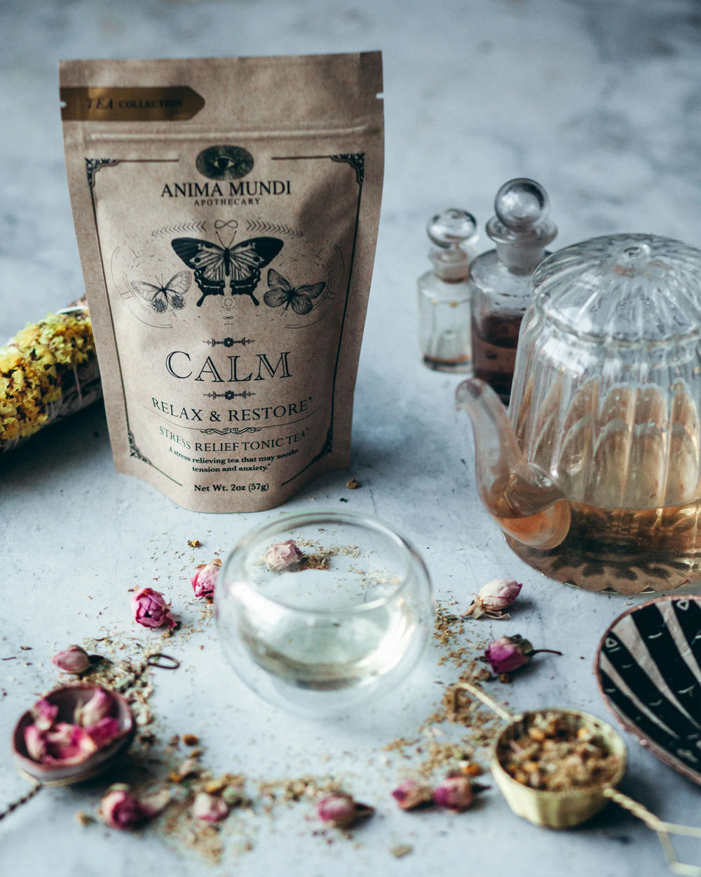 Calm Tea Organic Tonic for Calm + Balance 2oz