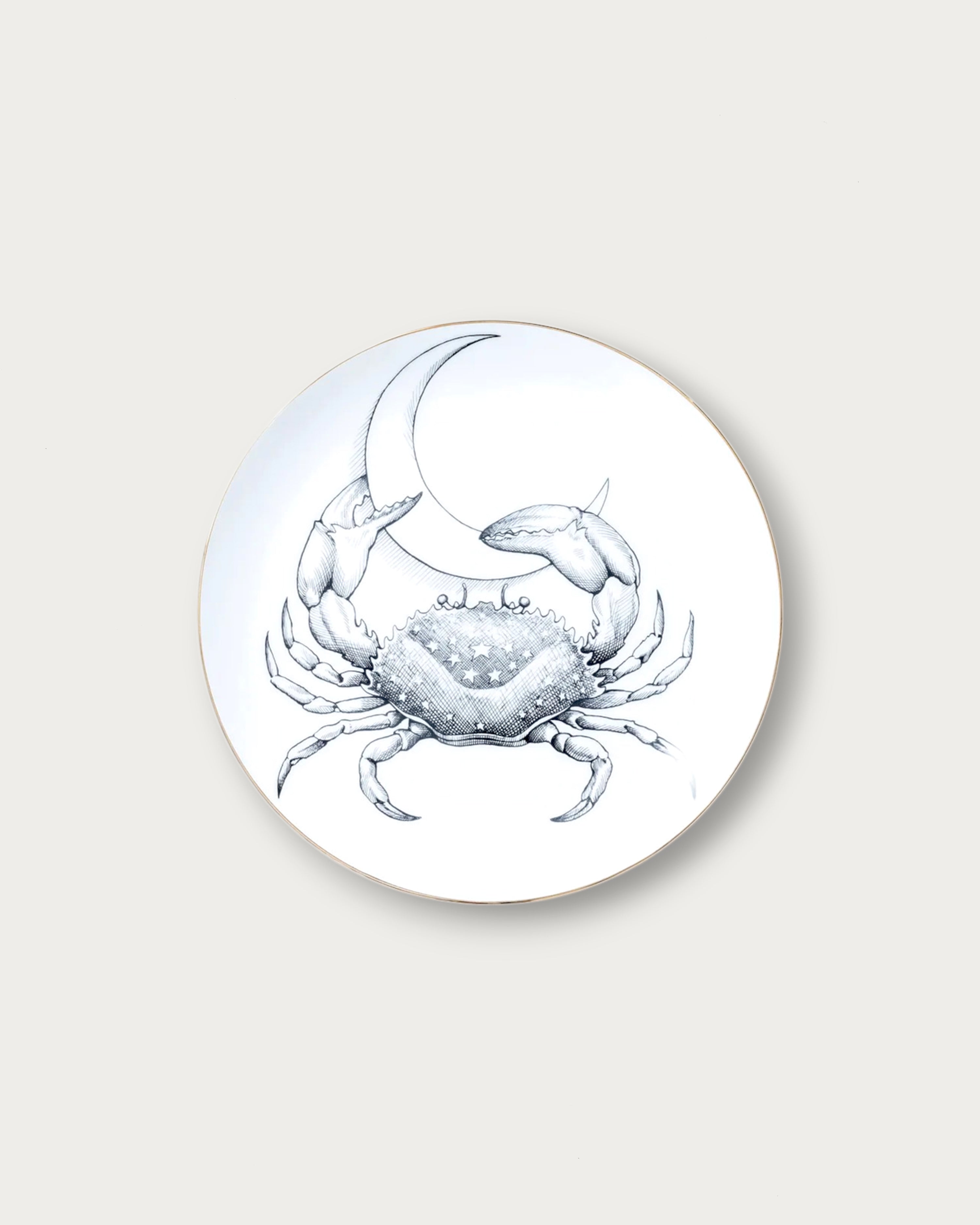 Cancer Zodiac Plate D21cm
