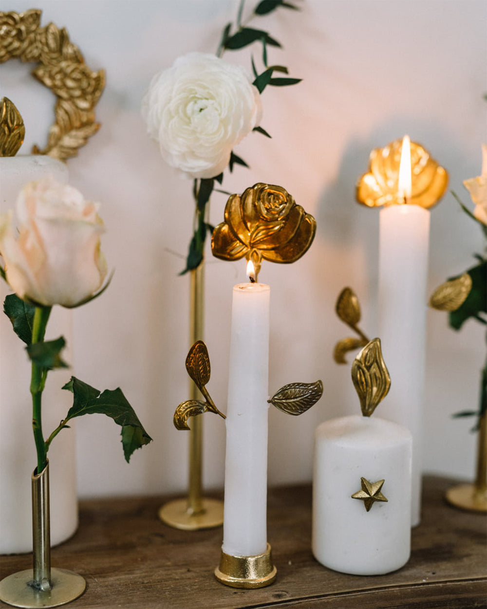 Candle Jewel Rose