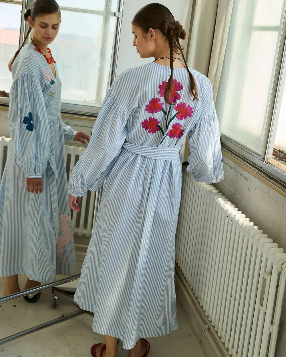 Caro Dress Cashmere Blue