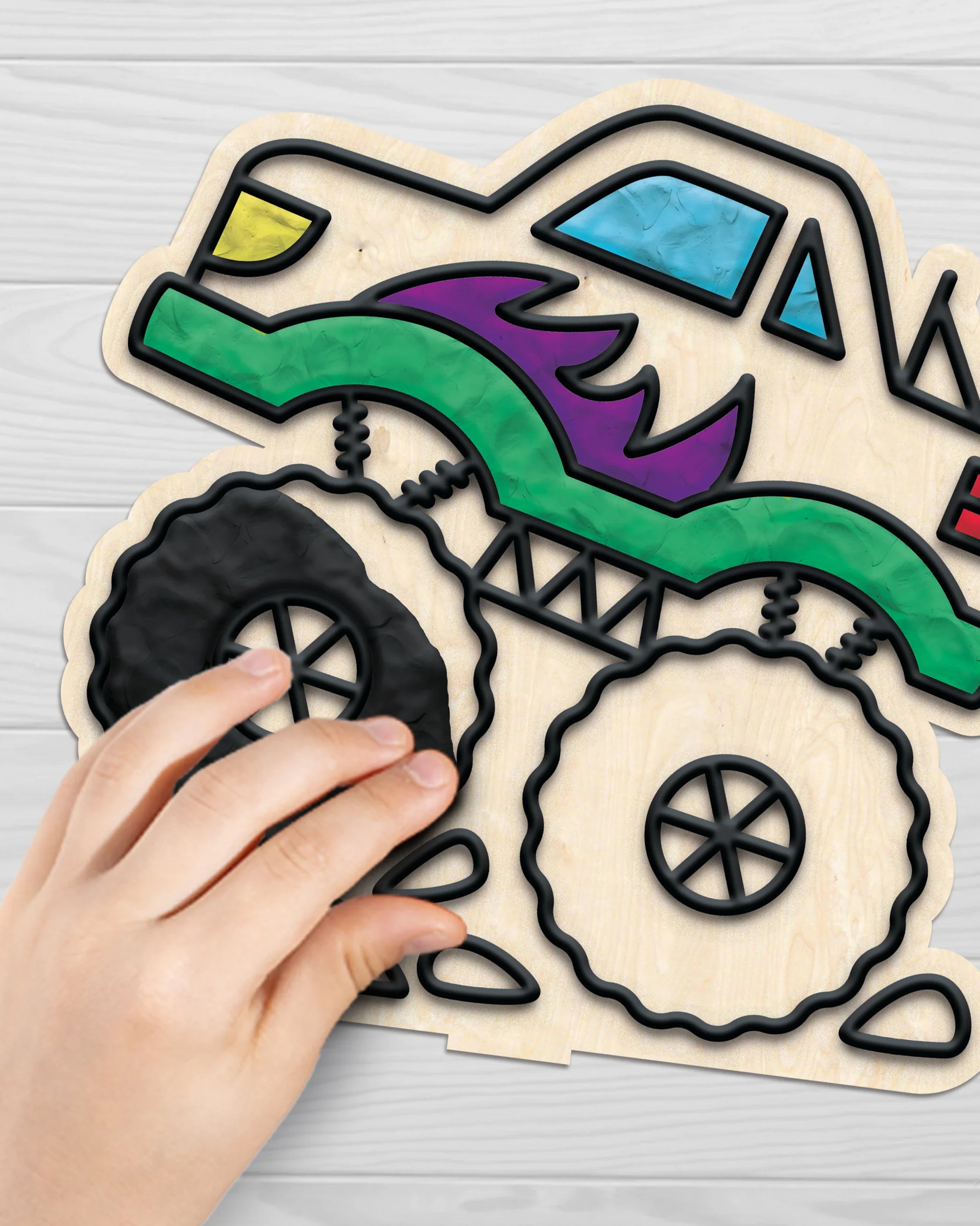 Cars Clay Colouring Kit