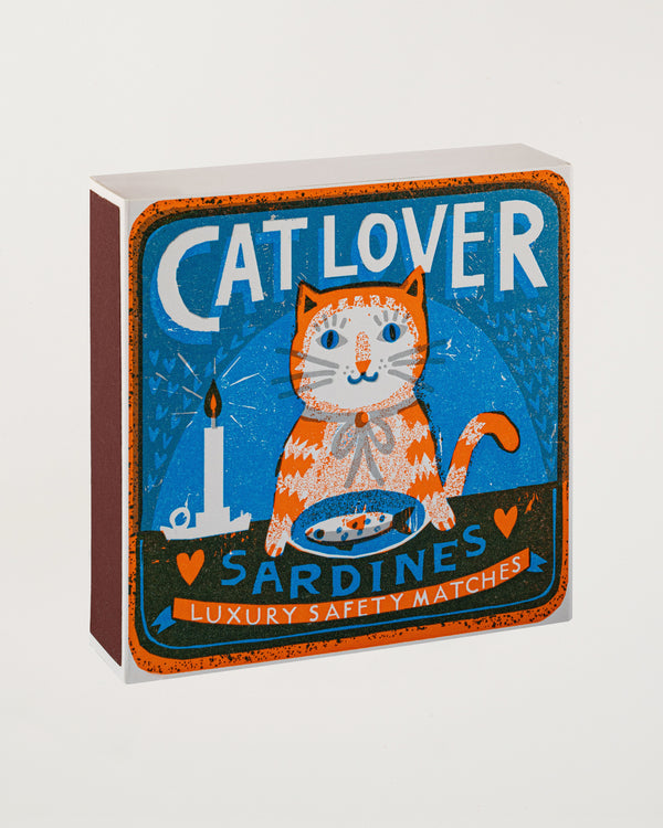 Cat Lover Sardines Matches by The Printed Peanut