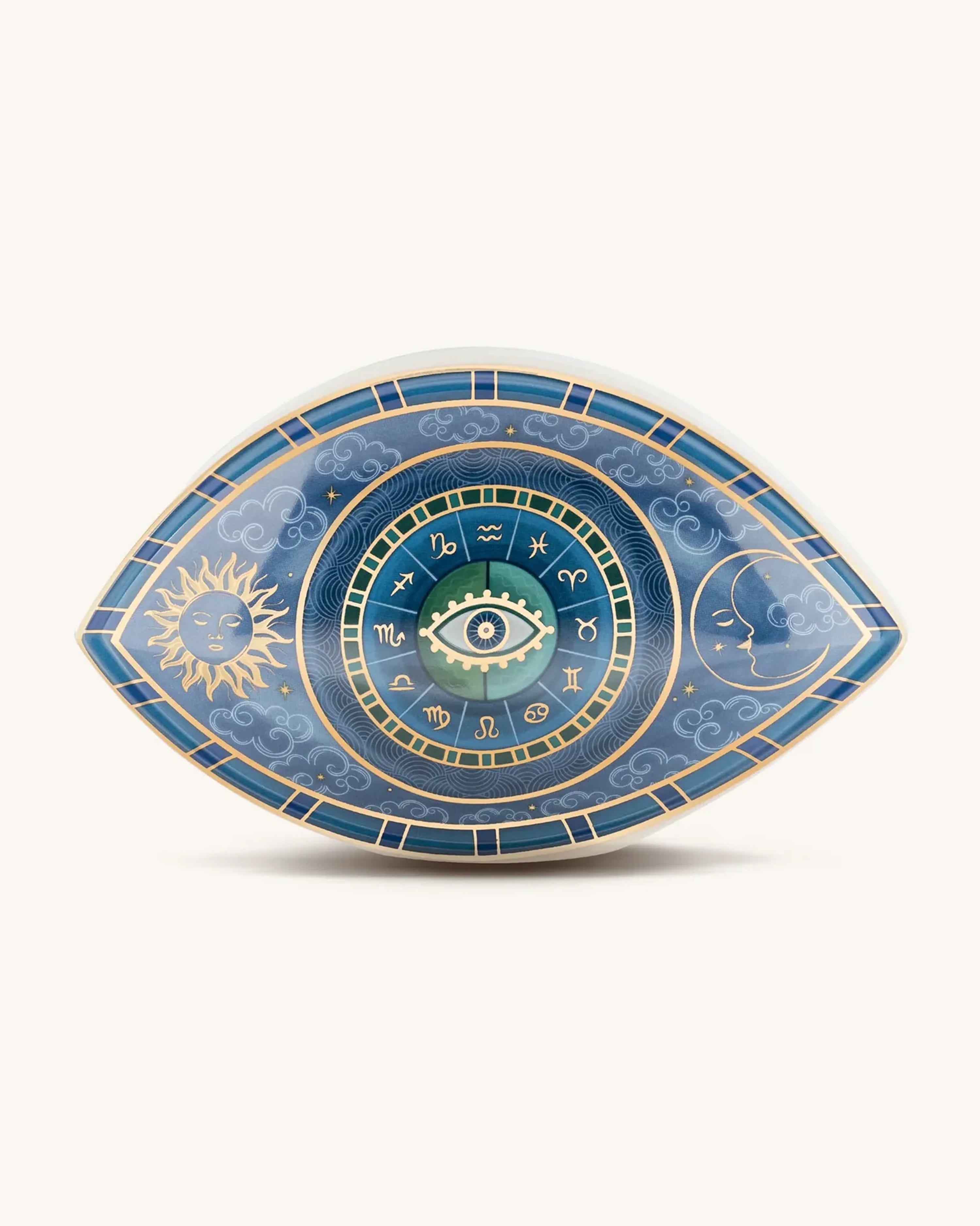 Celestial Unity Evil Eye Zodiac Ceramic Statue