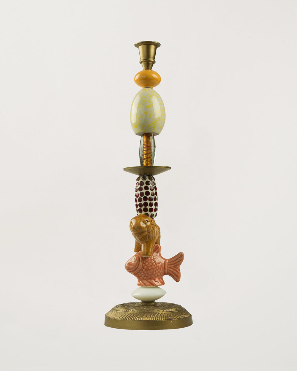Ceramic Candlestick The King