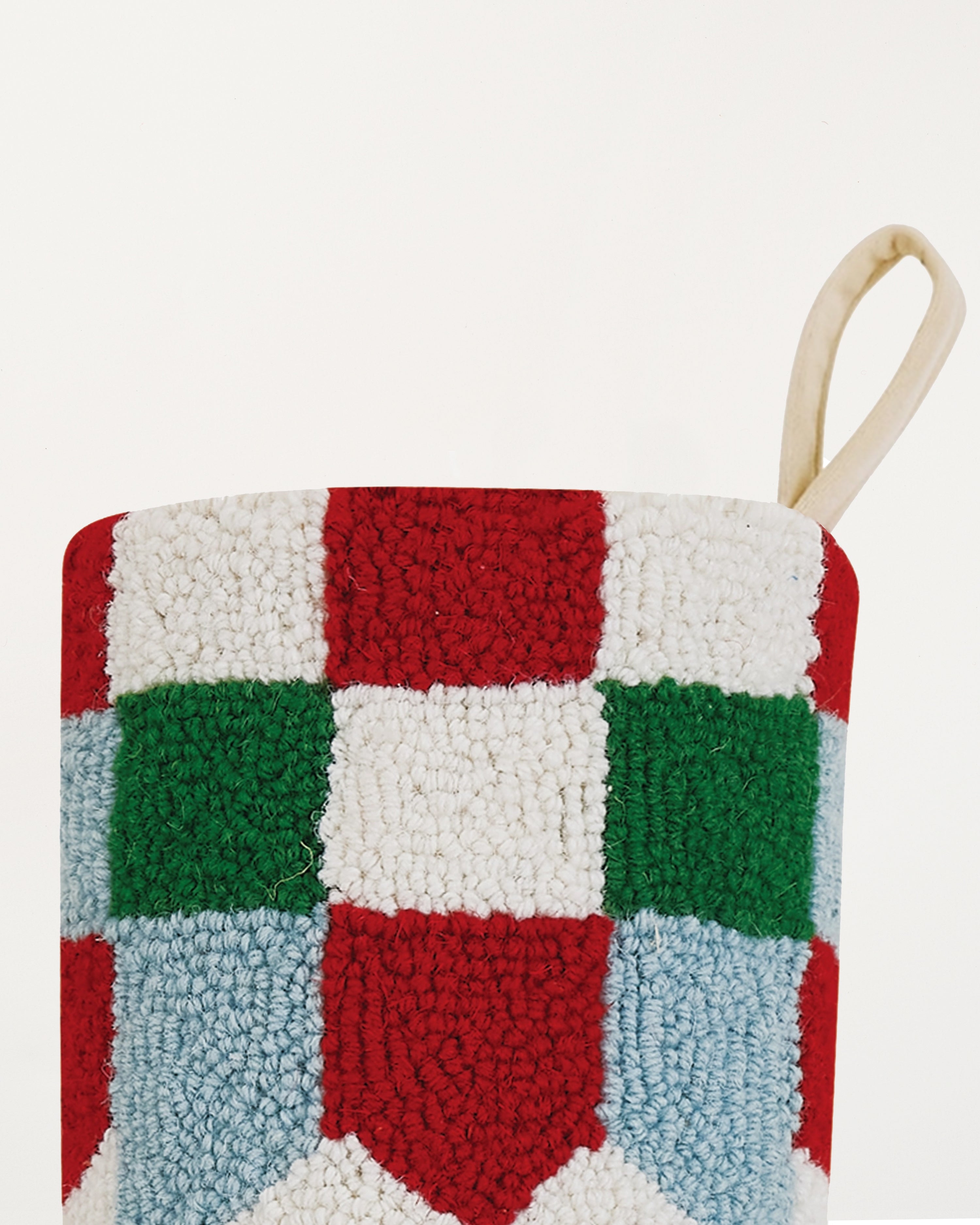 Christmas Patchwork Hook Stocking