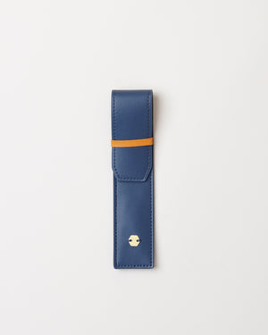 Classic Reflect Pen Pouch Blue