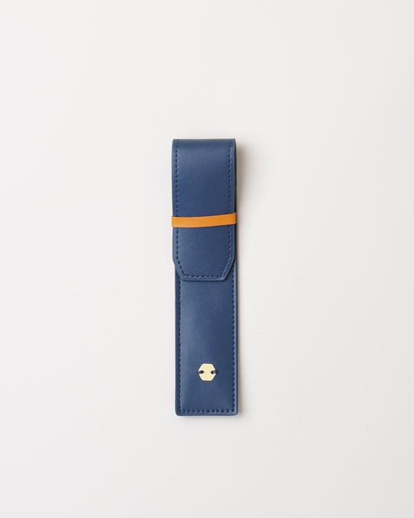 Classic Reflect Pen Pouch Blue