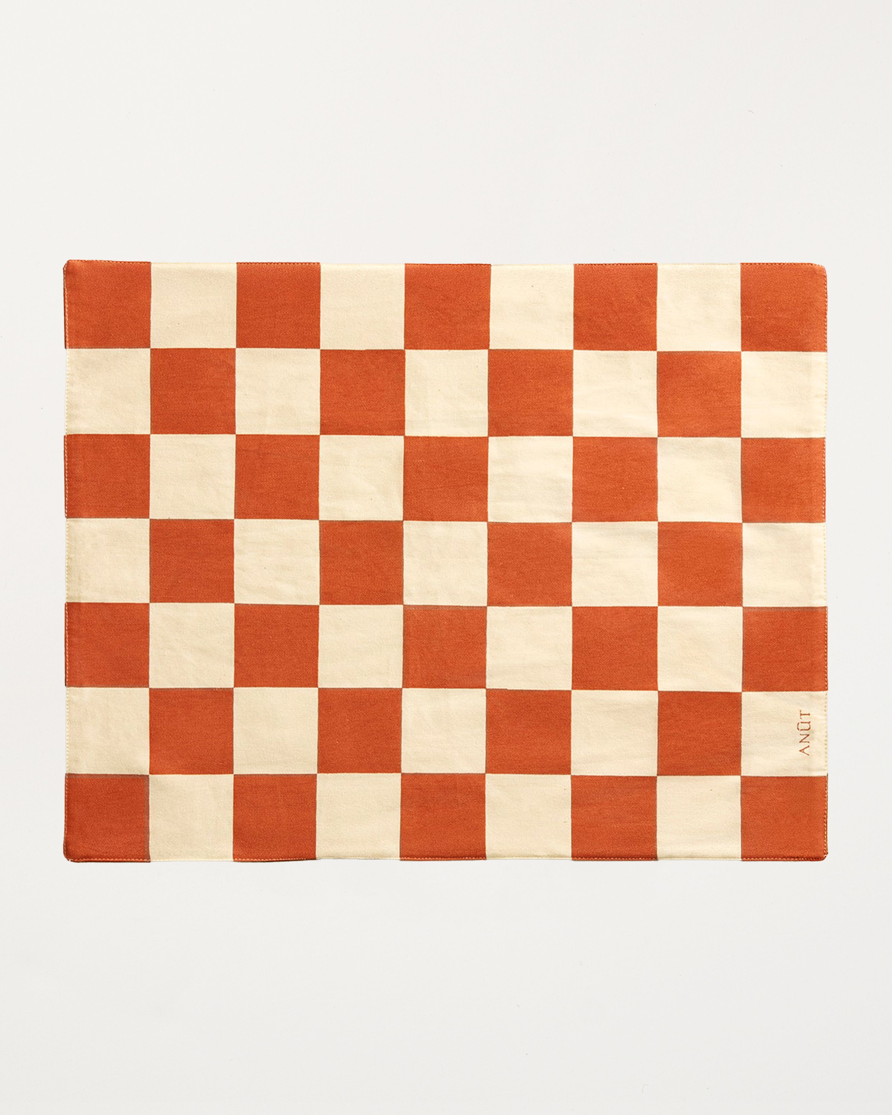 Cleo Cotton Placemat (Set of 6) Green/Terracotta