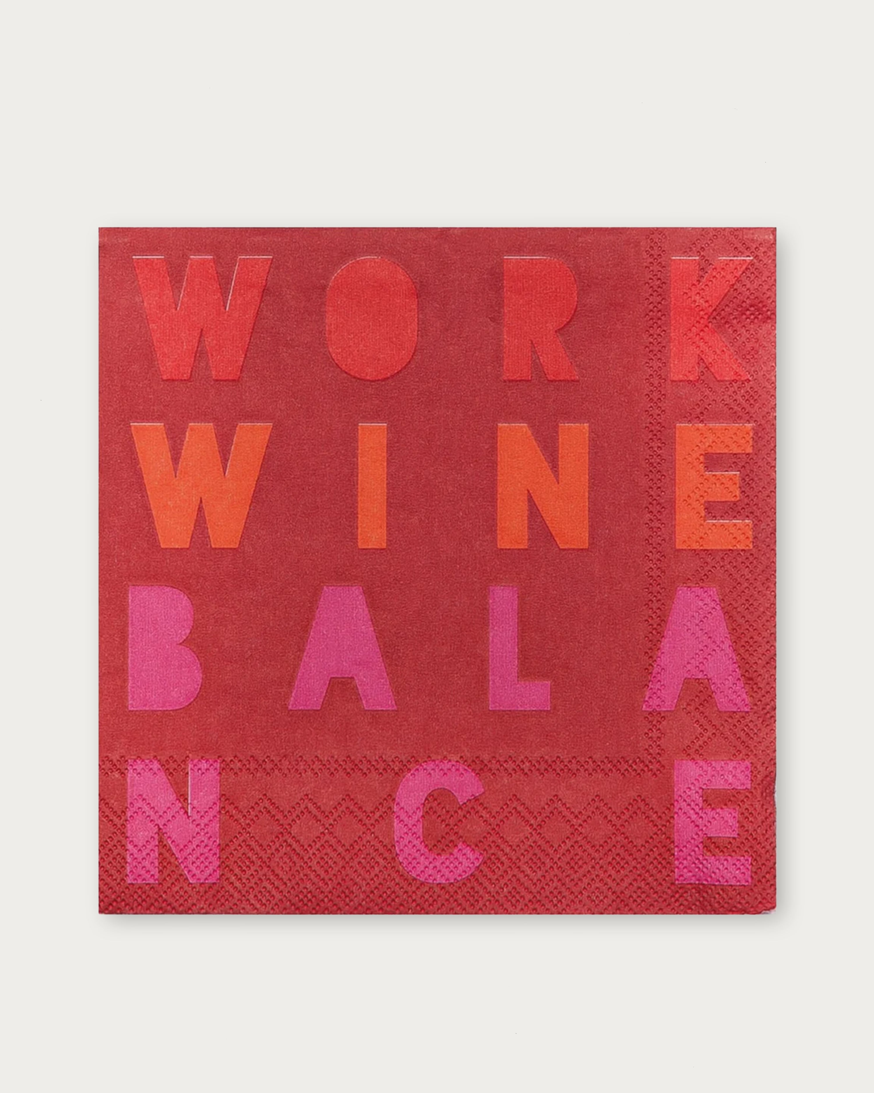 Cocktail Napkins Work Wine Balance