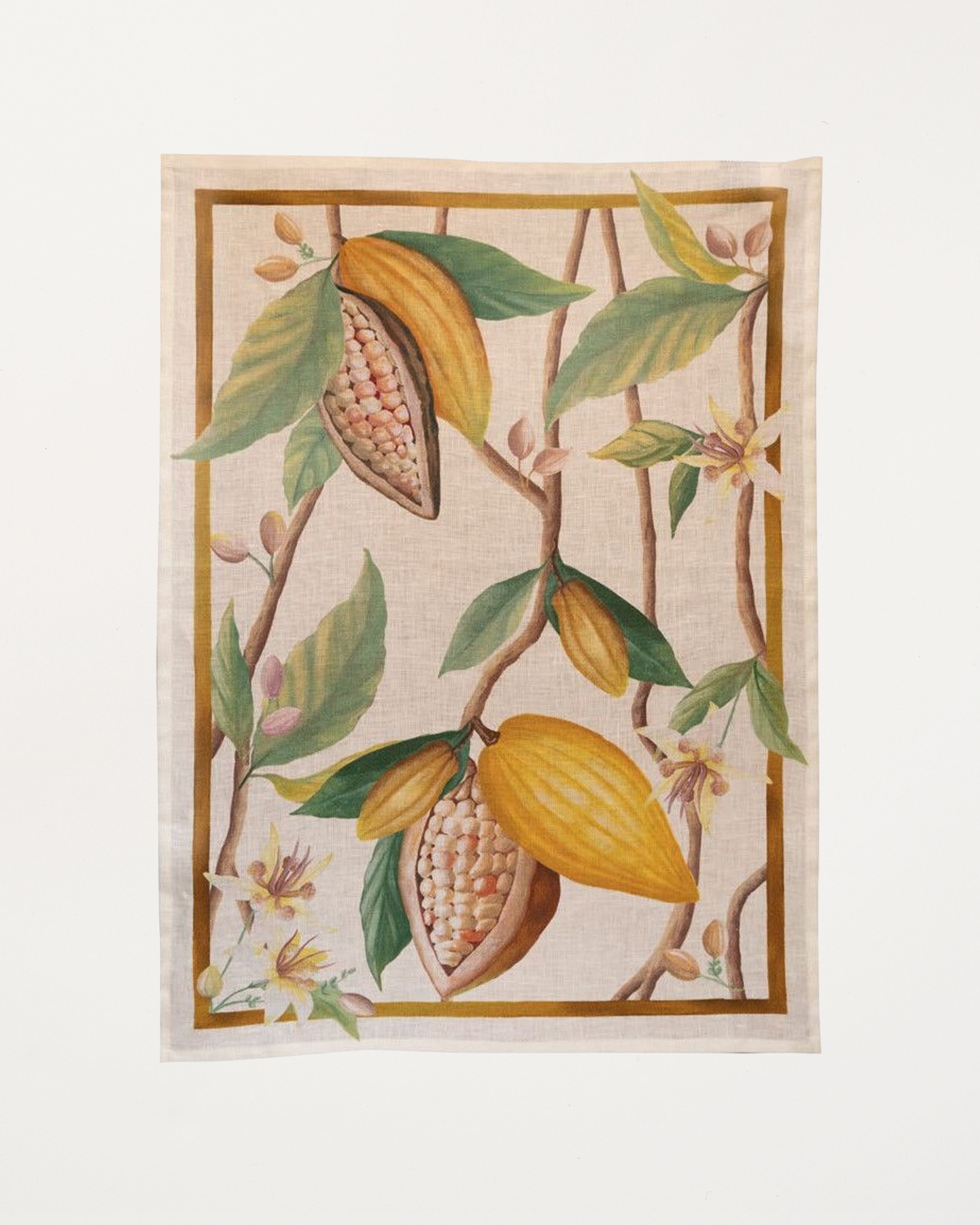Cocoa Ochre Kitchen Towel 50x70cm