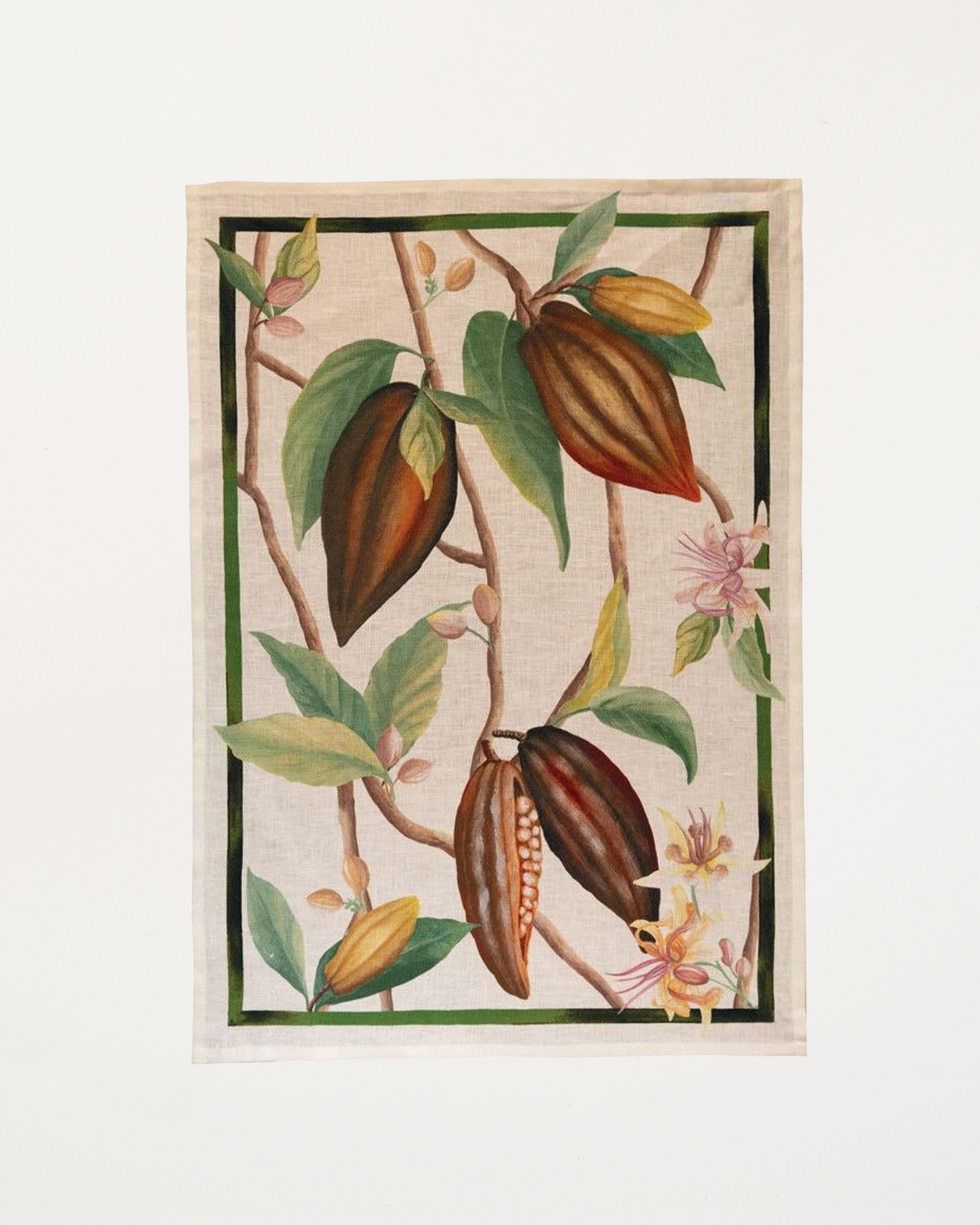 Cocoa Green Kitchen Towel 50x70cm