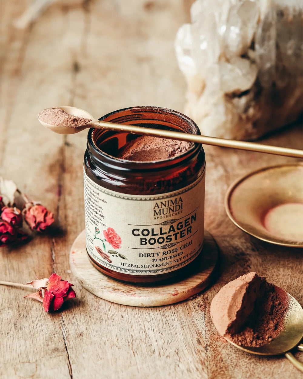 Collagen Booster Powder Dirty Rose Chai 4oz