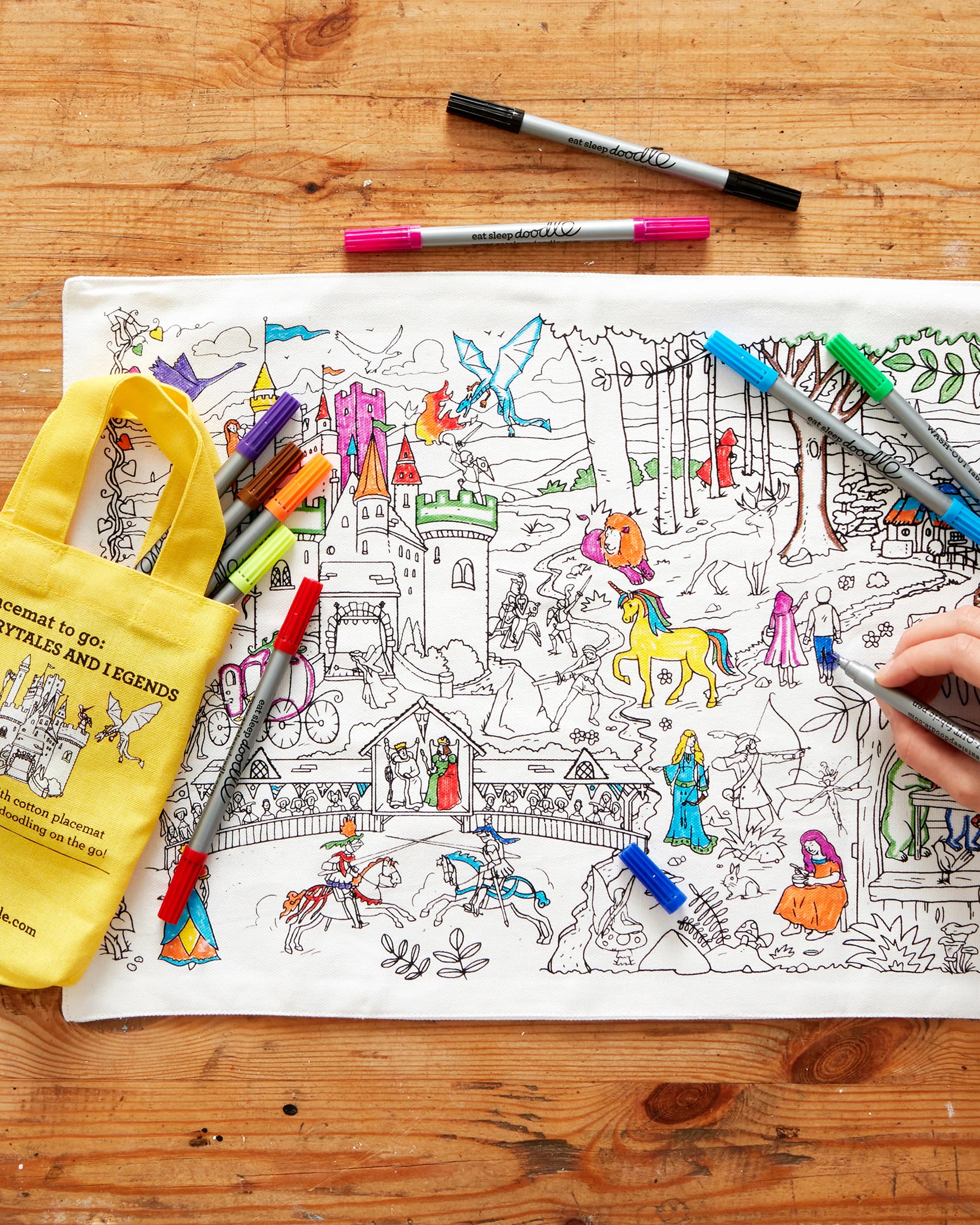 Colour in Placemat/Fairytales