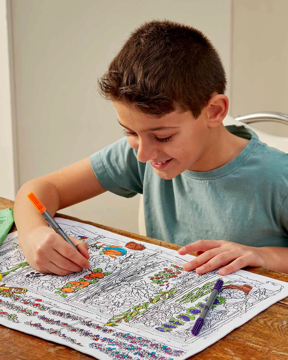 Colour in Placemat/Garden