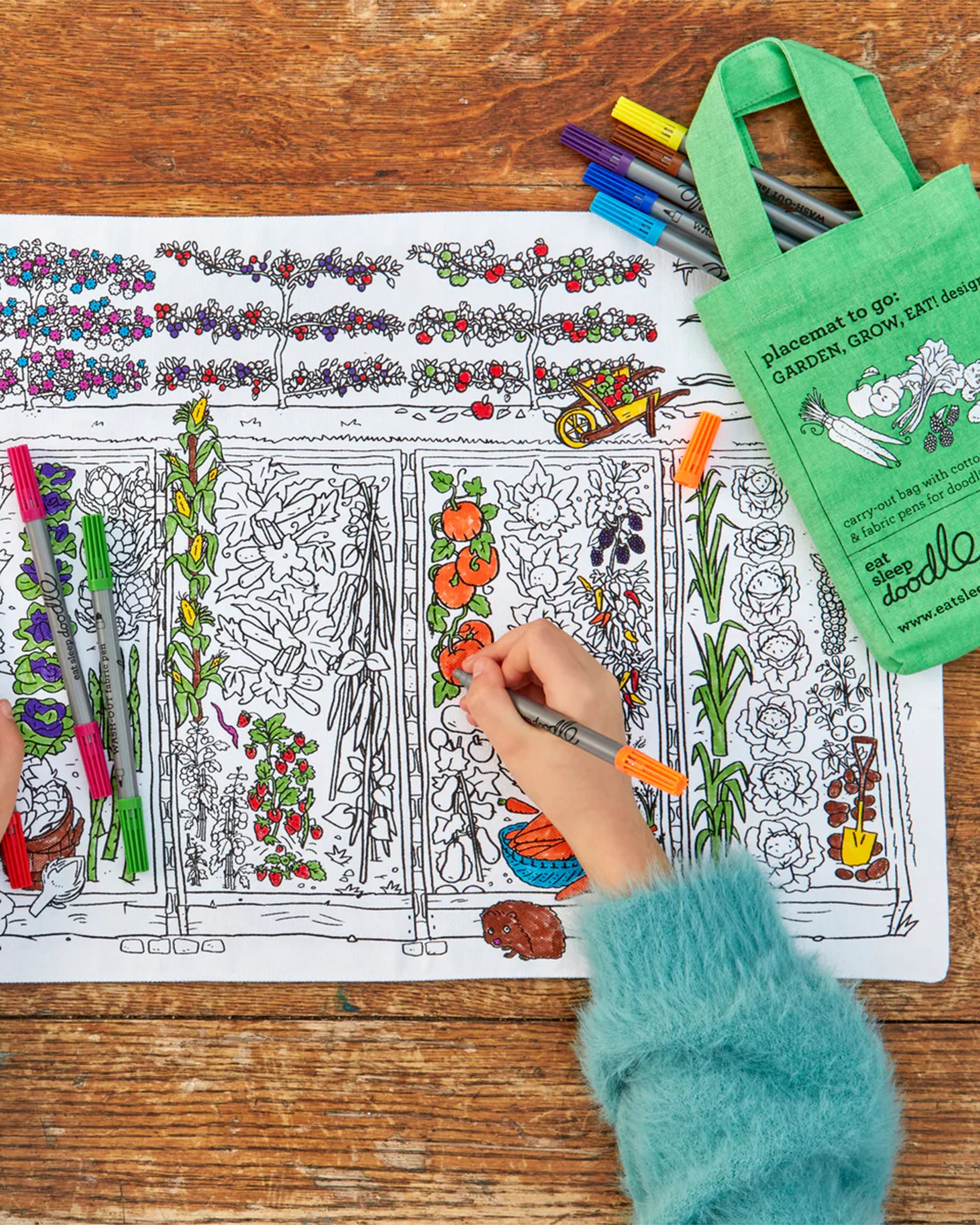 Colour in Placemat/Garden