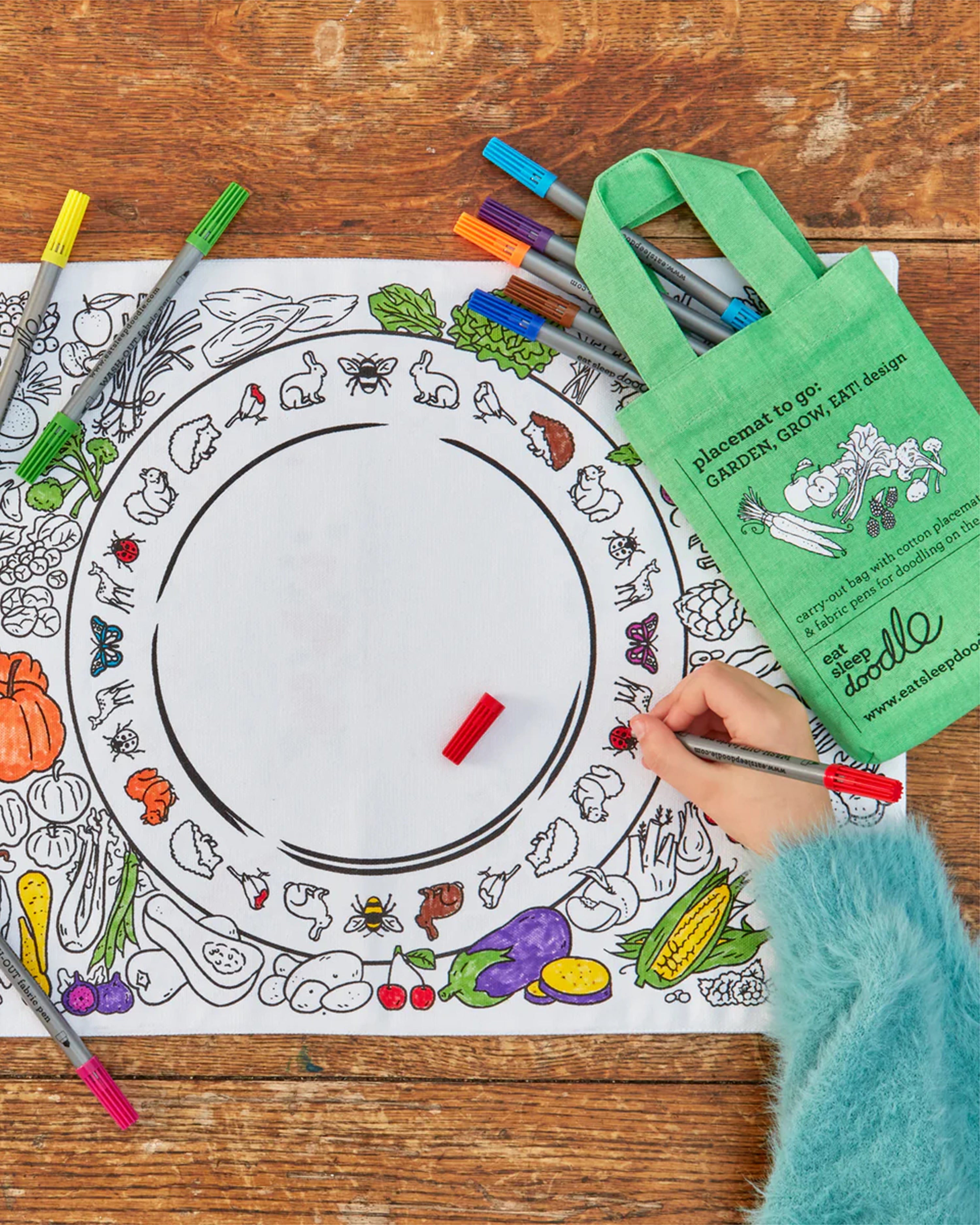 Colour in Placemat/Garden