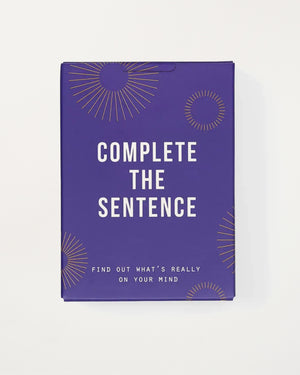 Complete The Sentence