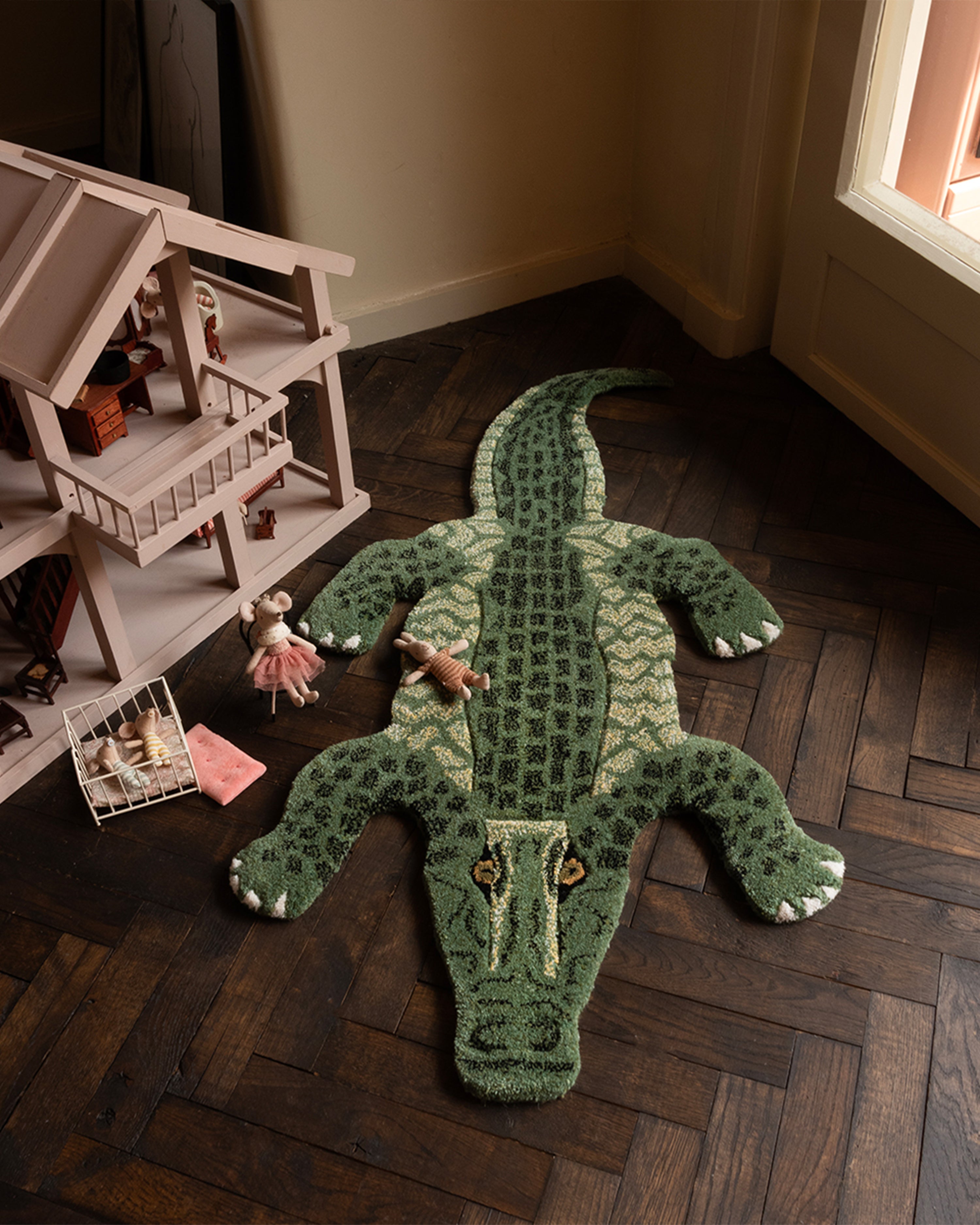 Coolio Crocodile Rug Small