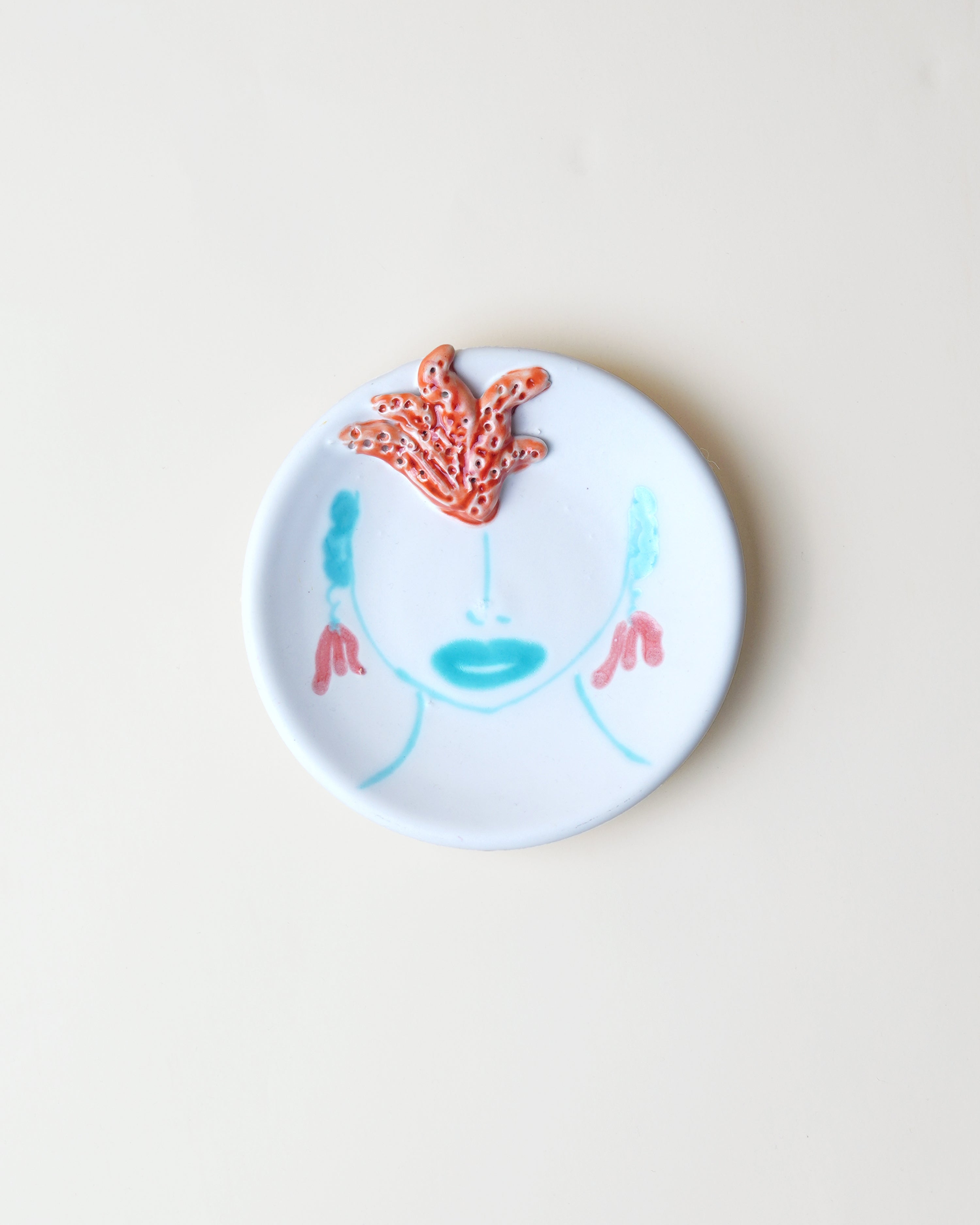 Corallina Coral Plate D12cm