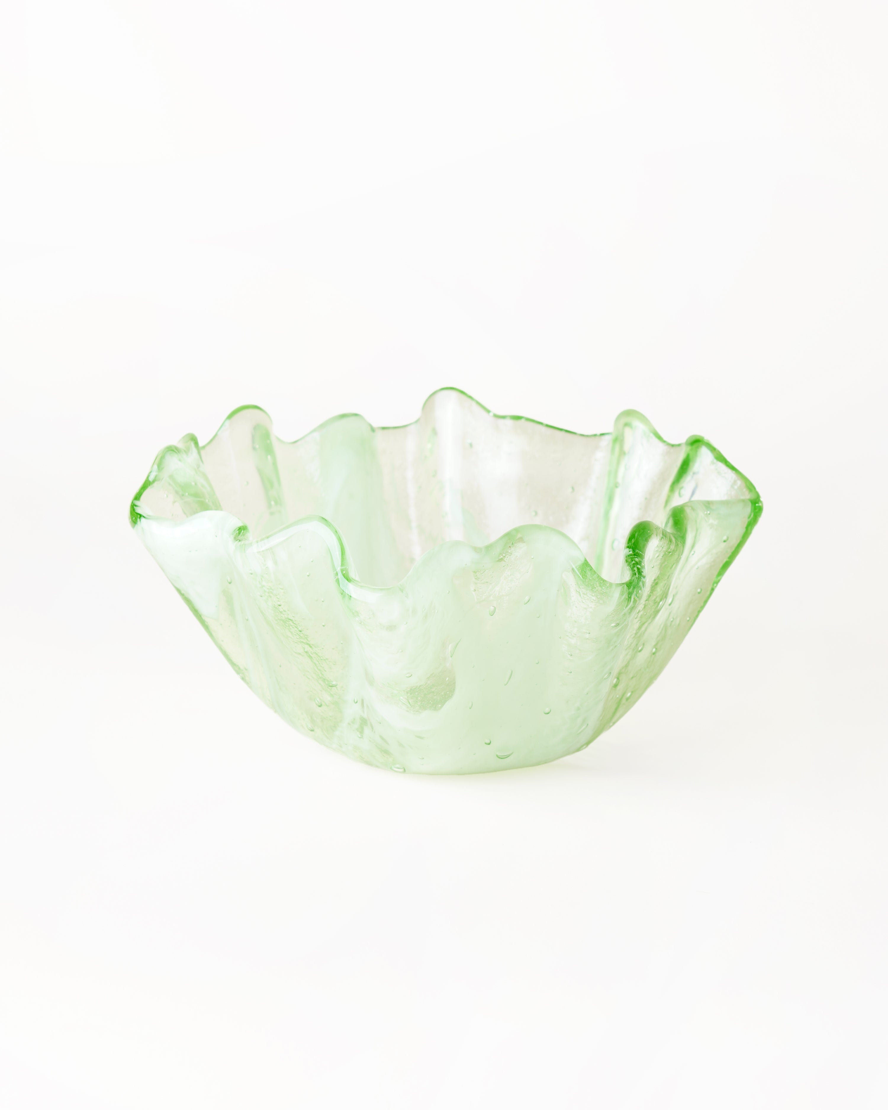 Corolla Bowl Marble Light Green D16cm