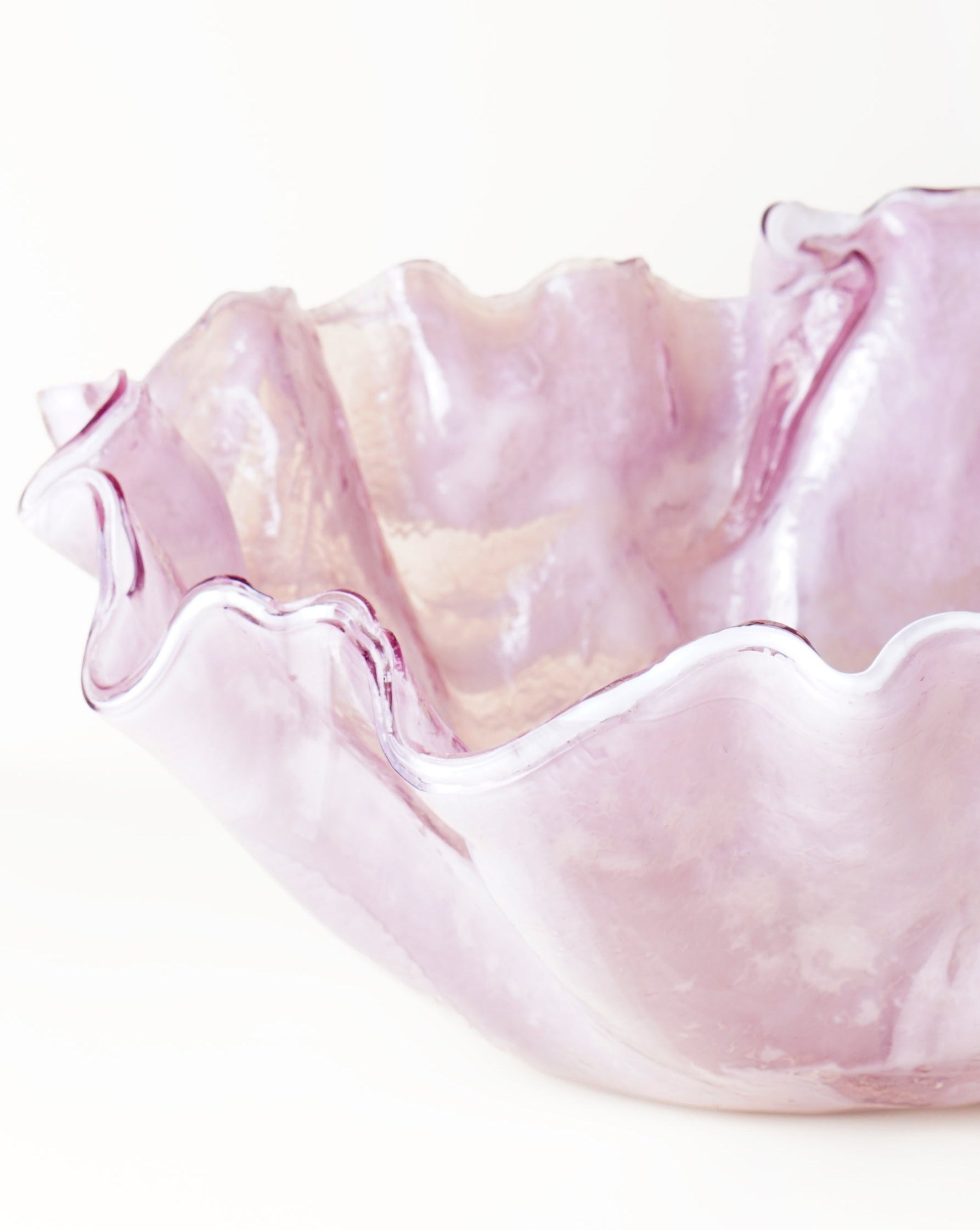 Corolla Bowl Marble Pink D55cm