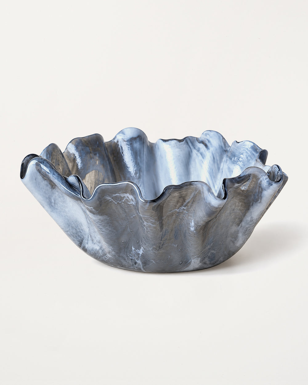 Corolla Bowl Marble Grey D40cm