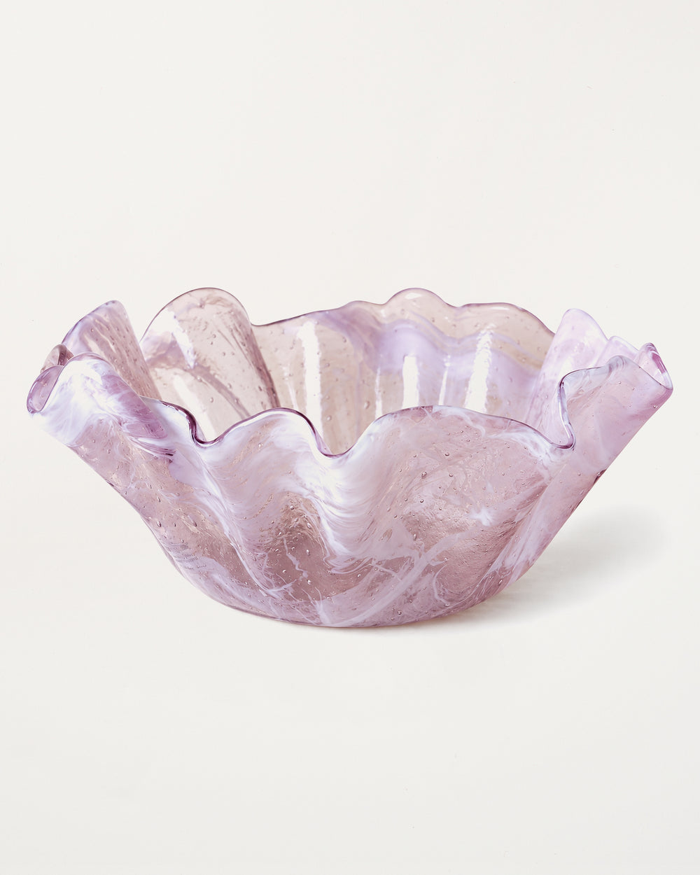 Corolla Bowl Marble Pink D40cm