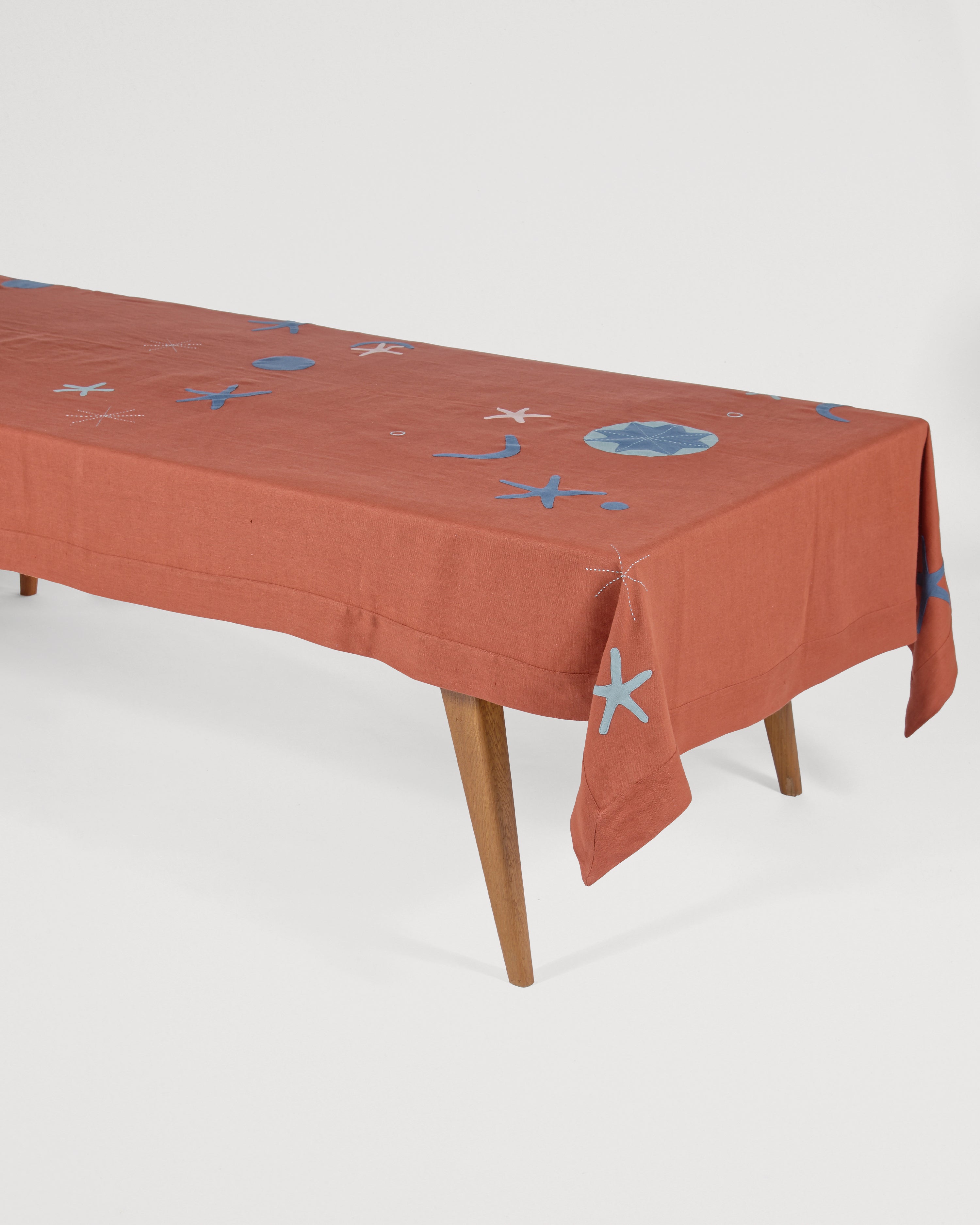 Cosmic Tablecloth Terracotta
