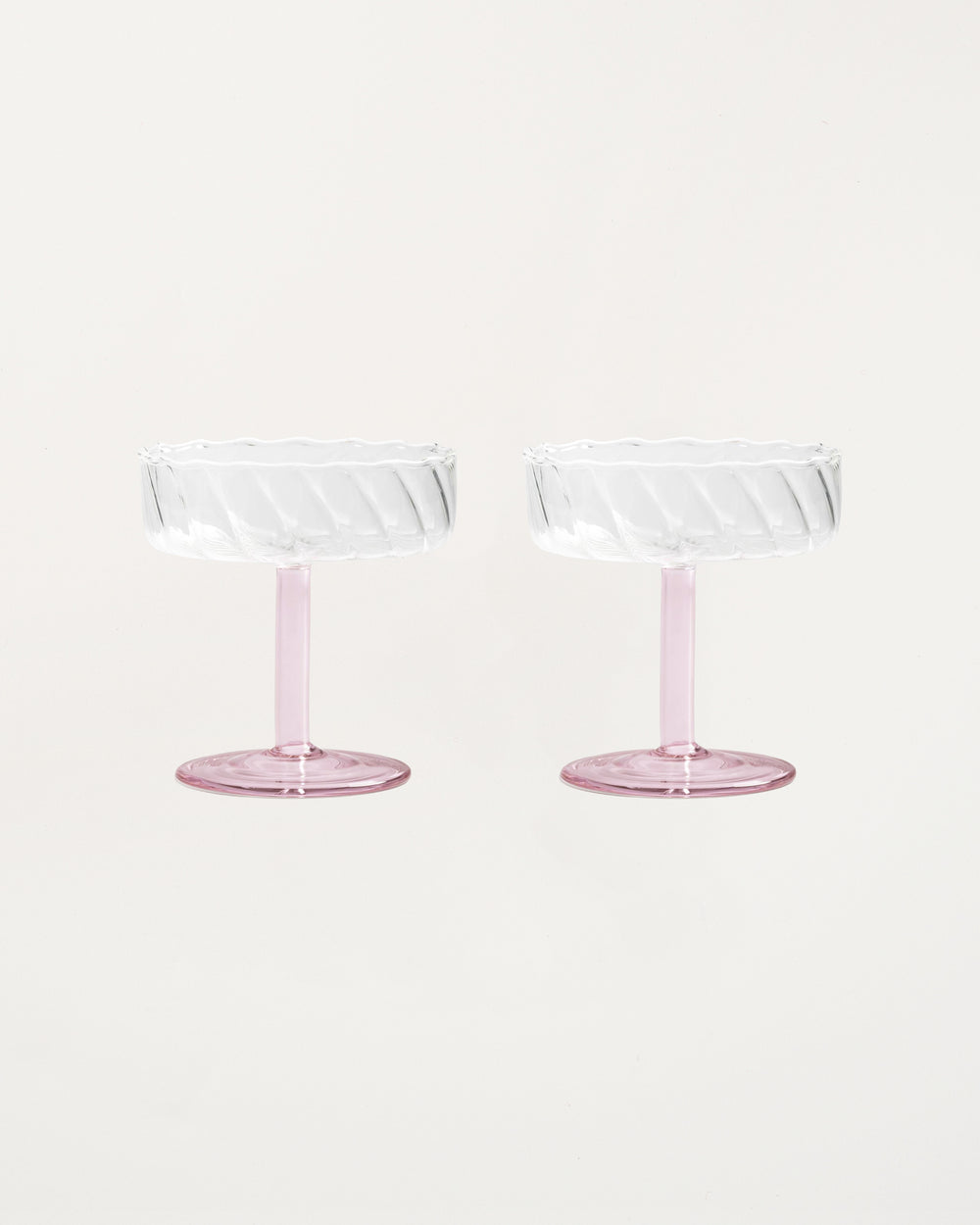 Coupe Twirl Pink Set of 2