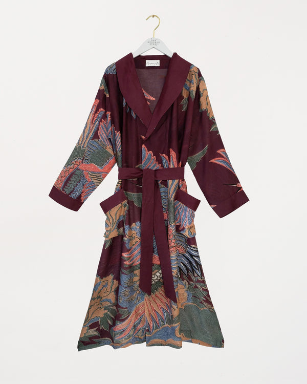 Crane Plum Gown