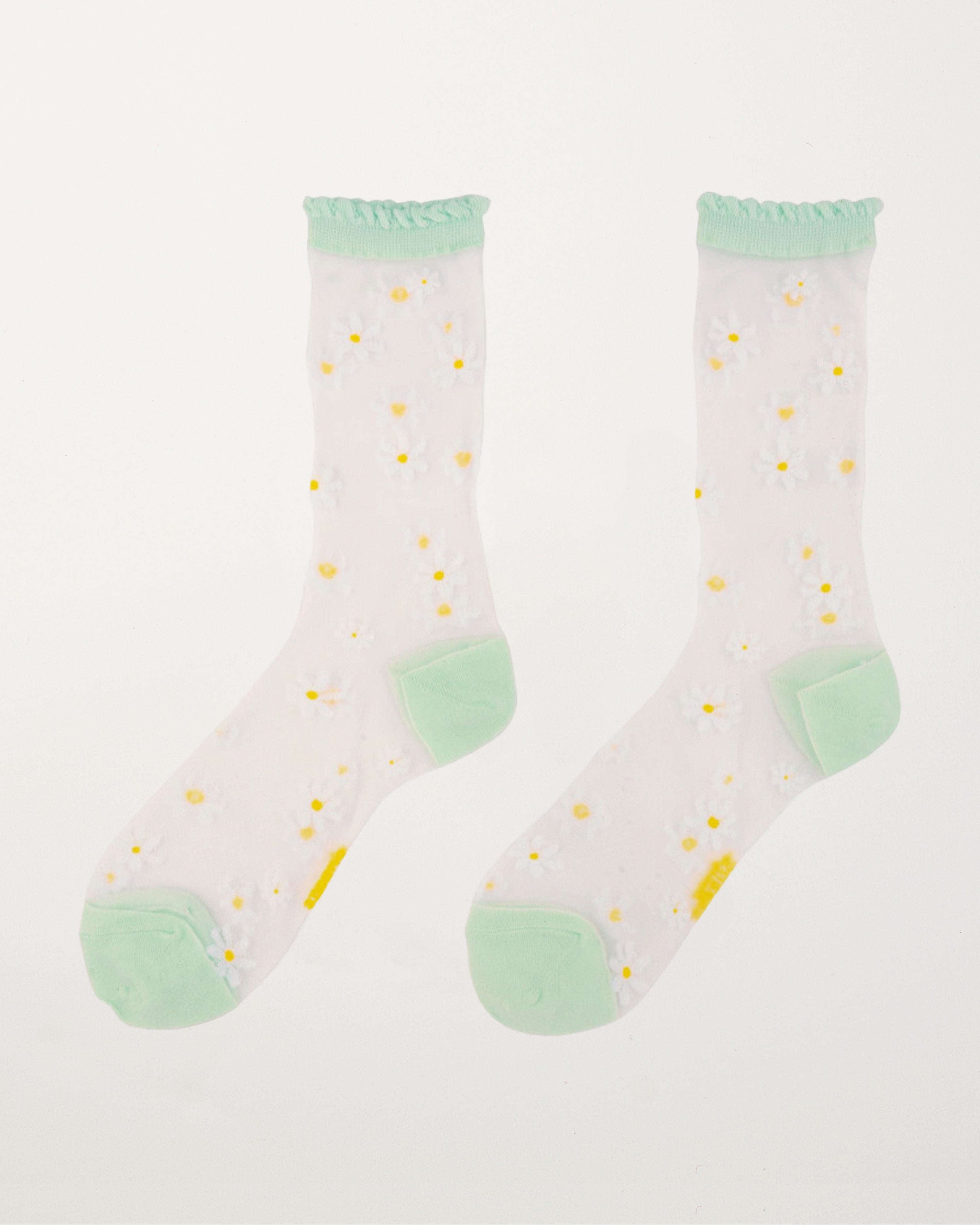 Daisy Sheer Socks