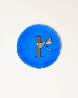 Letter Plate Dragonfly D14cm