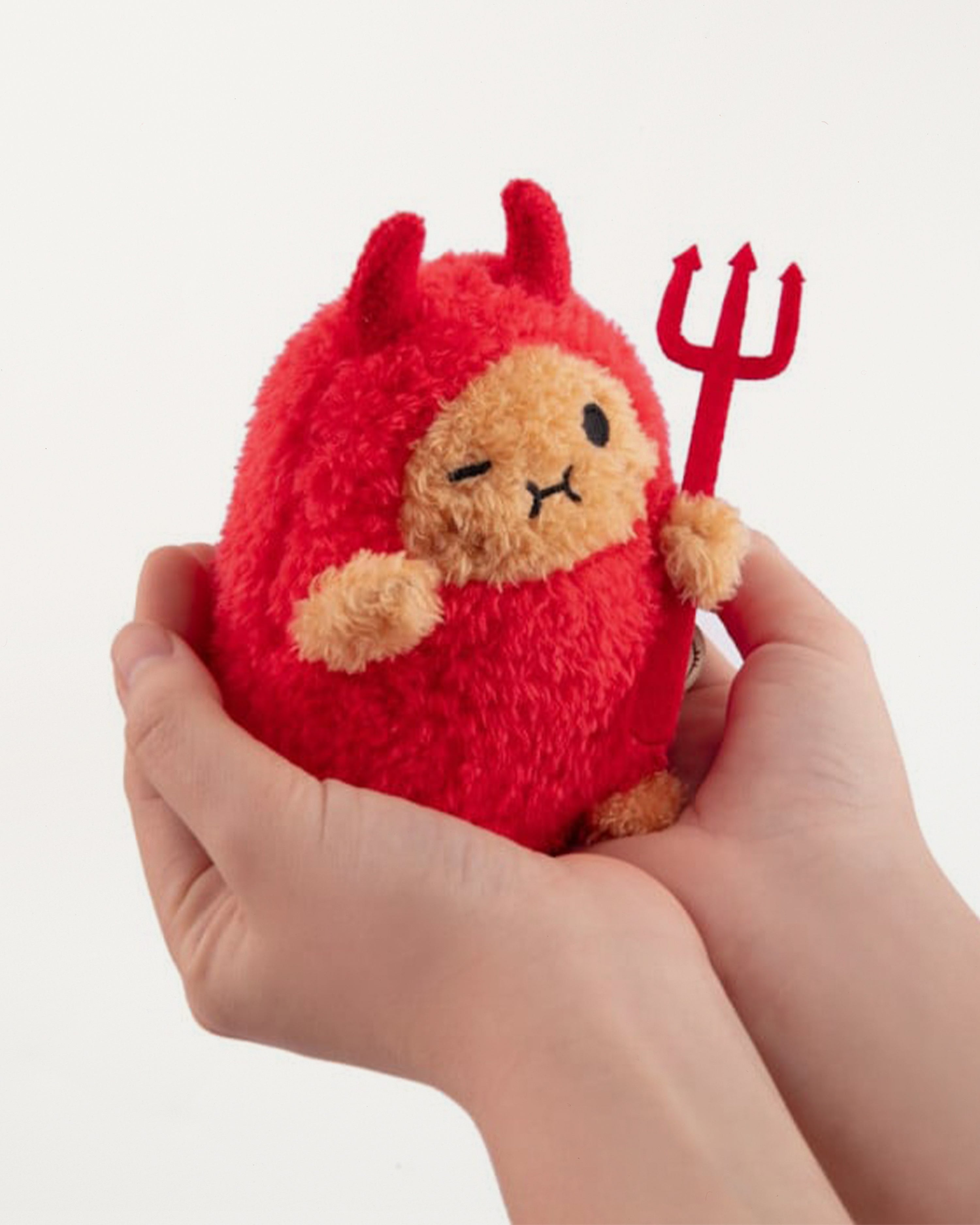Devil Ricespud Mini Sitting Plush Toy