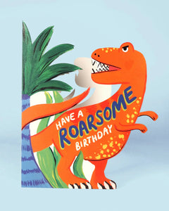 Dinosaur Shaped Card