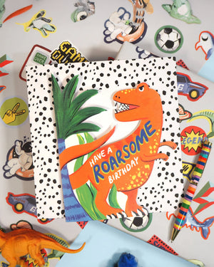 Dinosaur Shaped Card