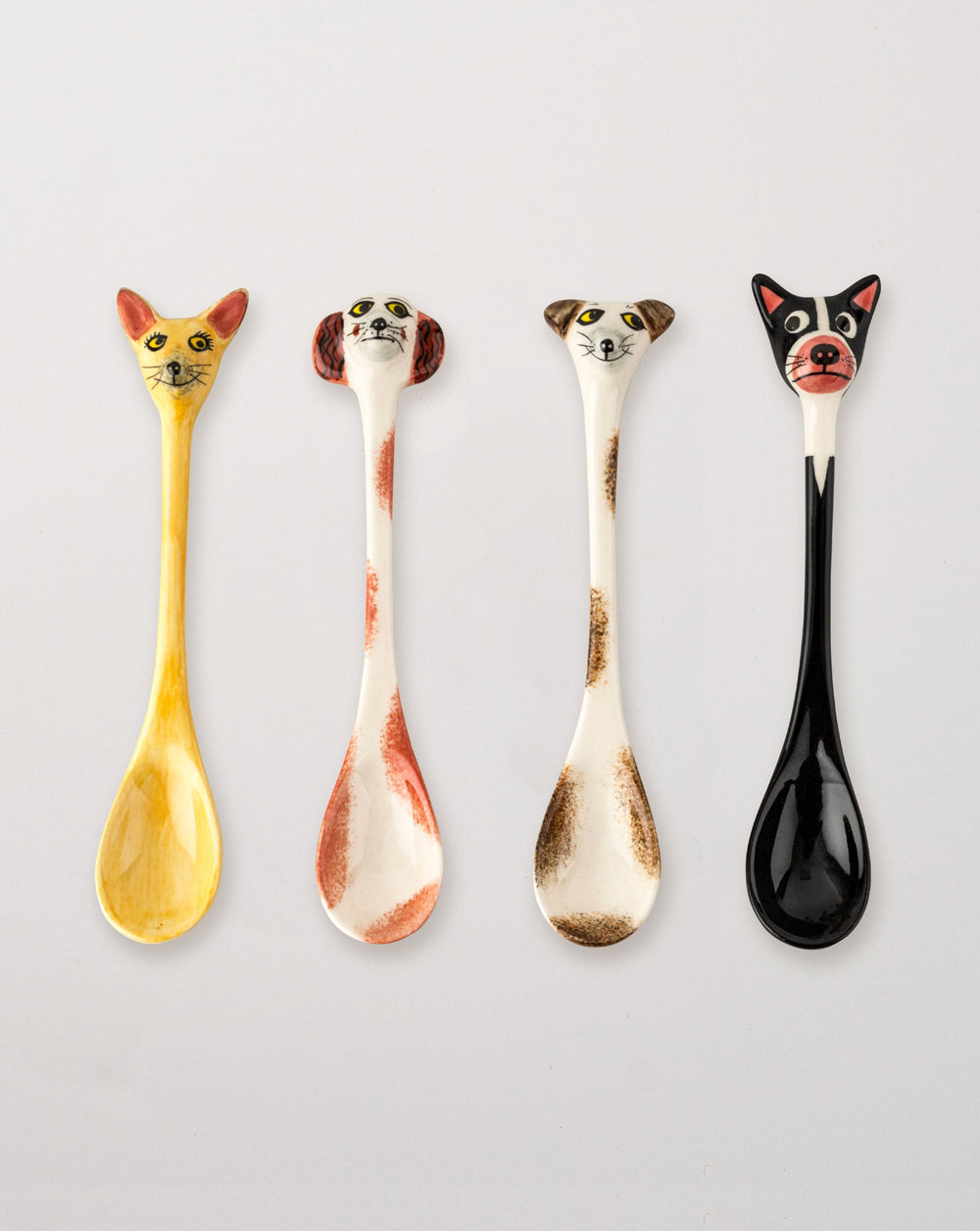 Ceramic Dog Spoons Box Set of 4