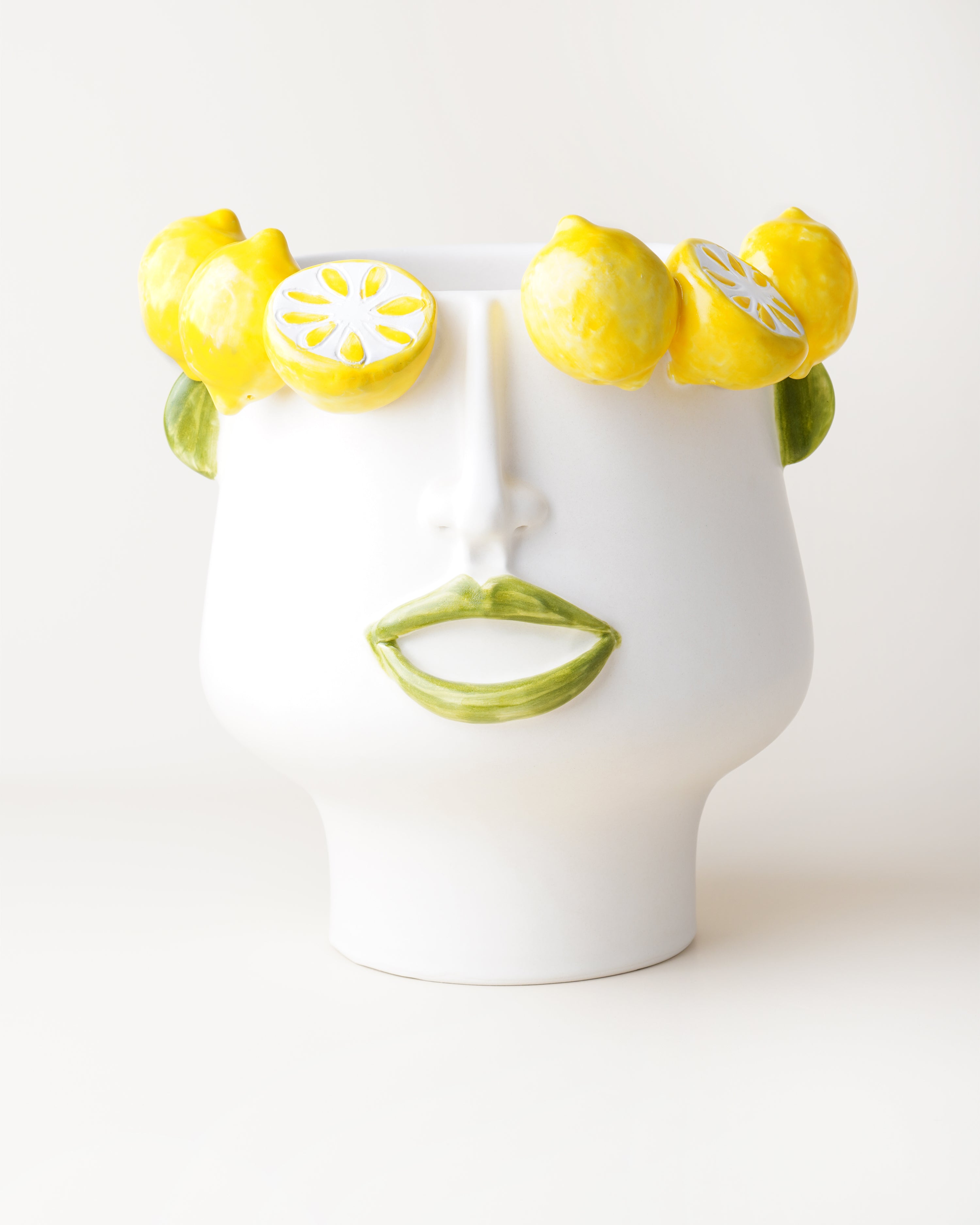 Domitilla Round Lemons Medium Vase