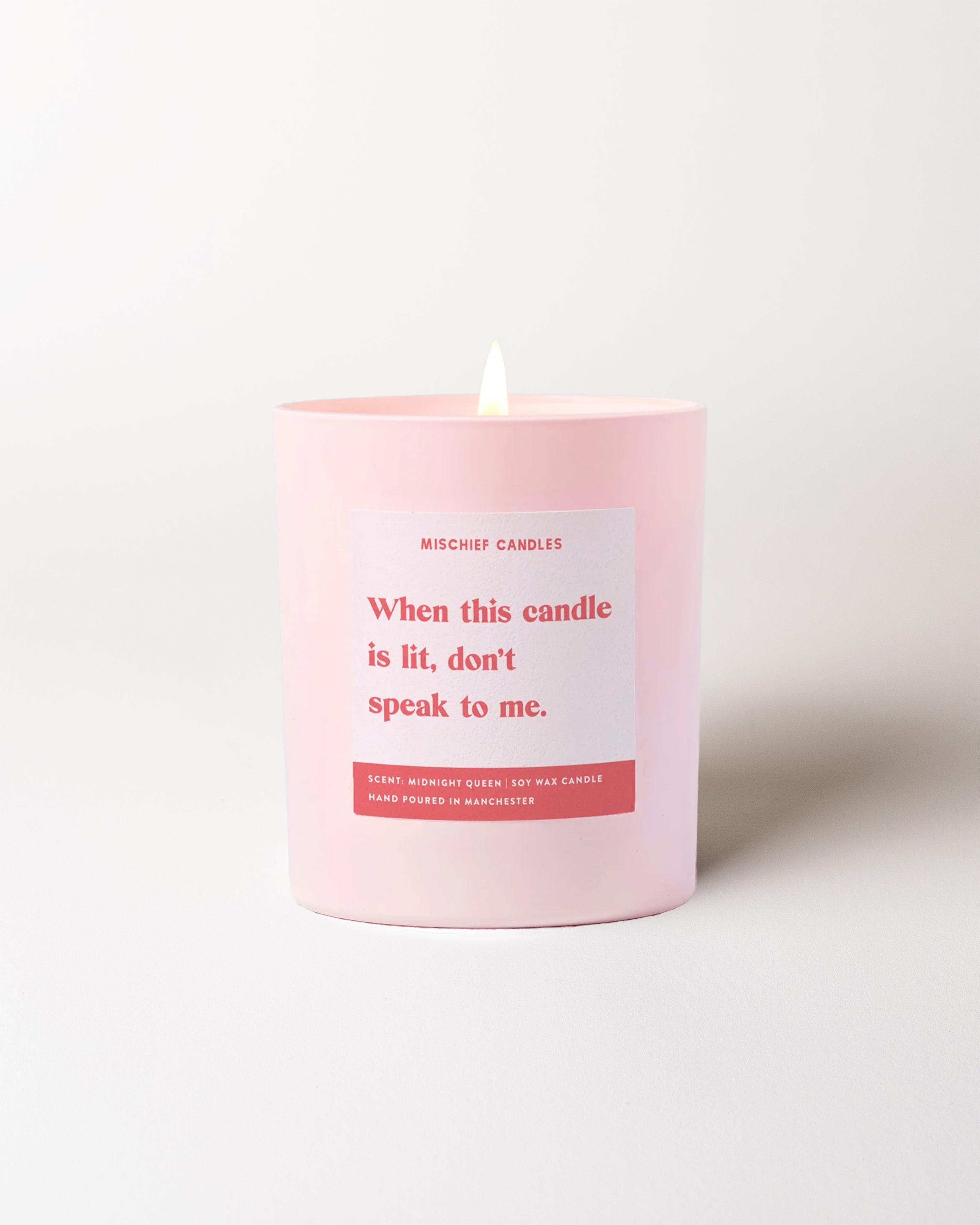 Don't Speak to Me Candle